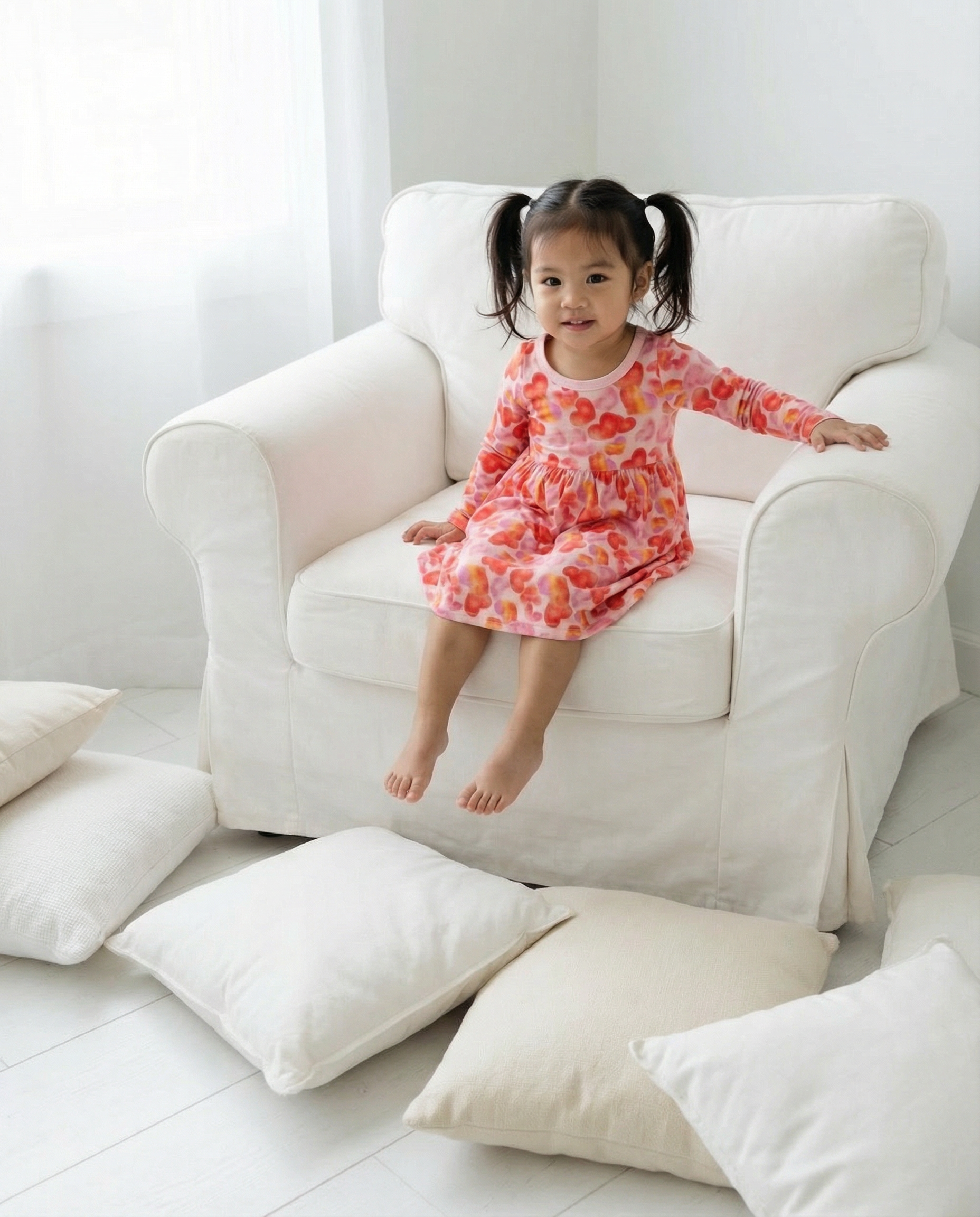 Love Hearts L/s Dress