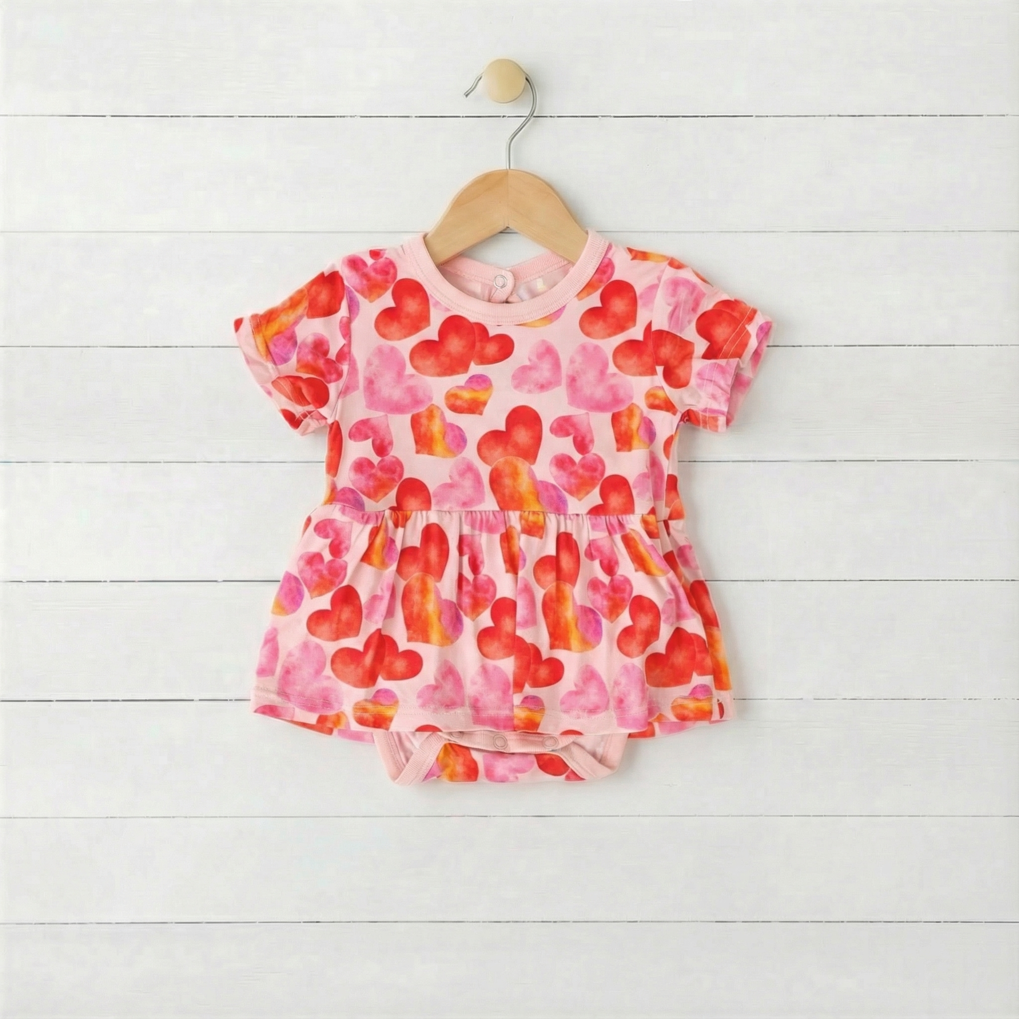 Love Hearts Bodysuit Dress