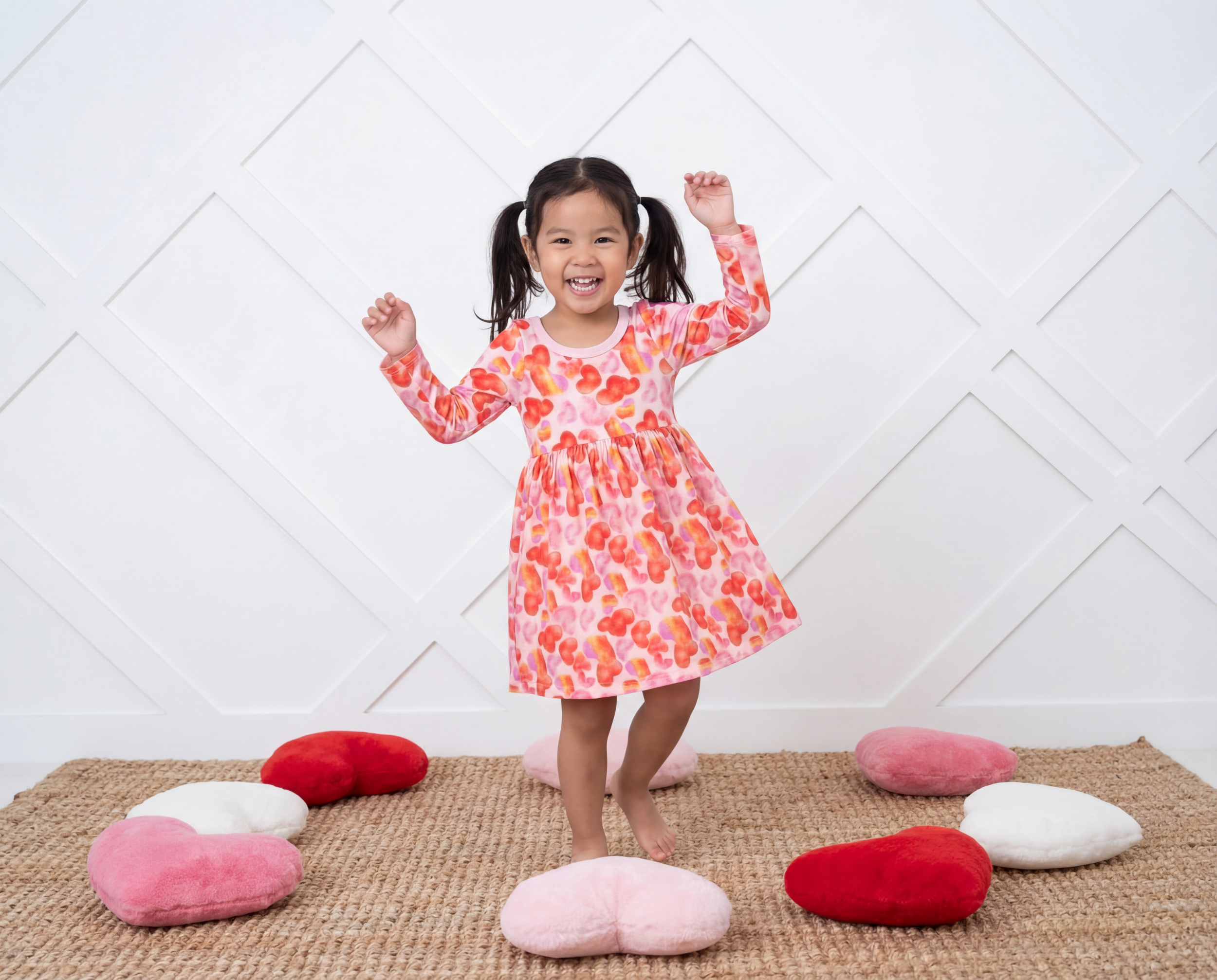 Love Hearts L/s Dress