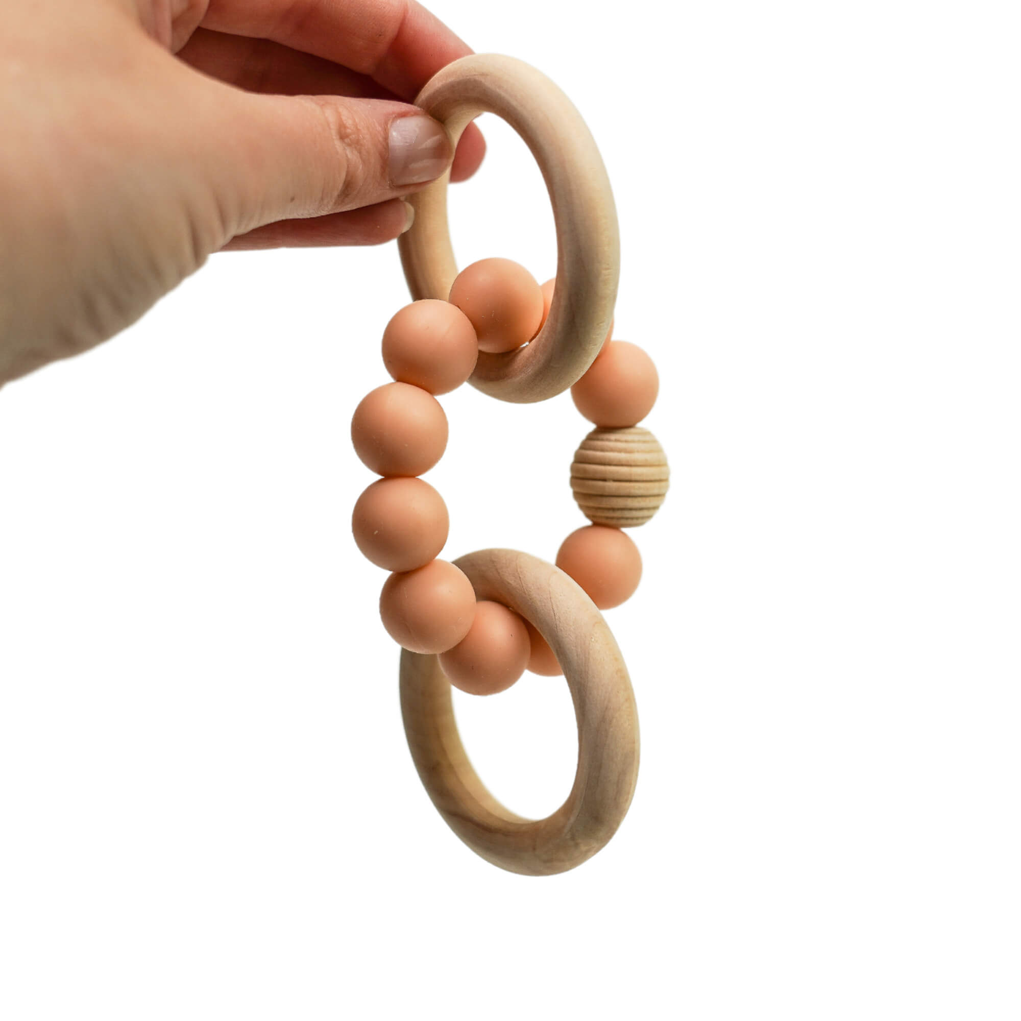 Silicone Beaded Teether Bangles