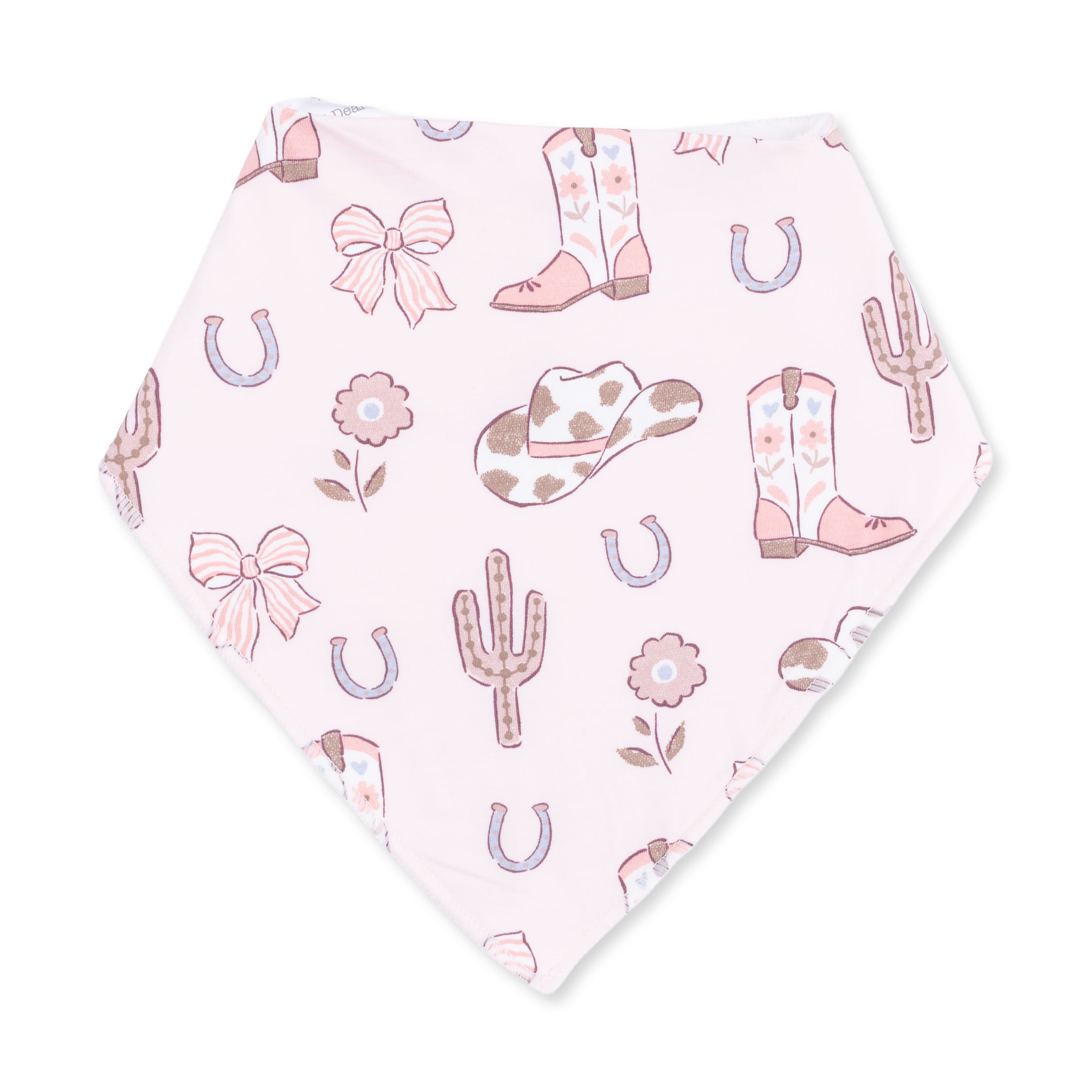 Cowgirl Boots And Bows - Bandana Bib