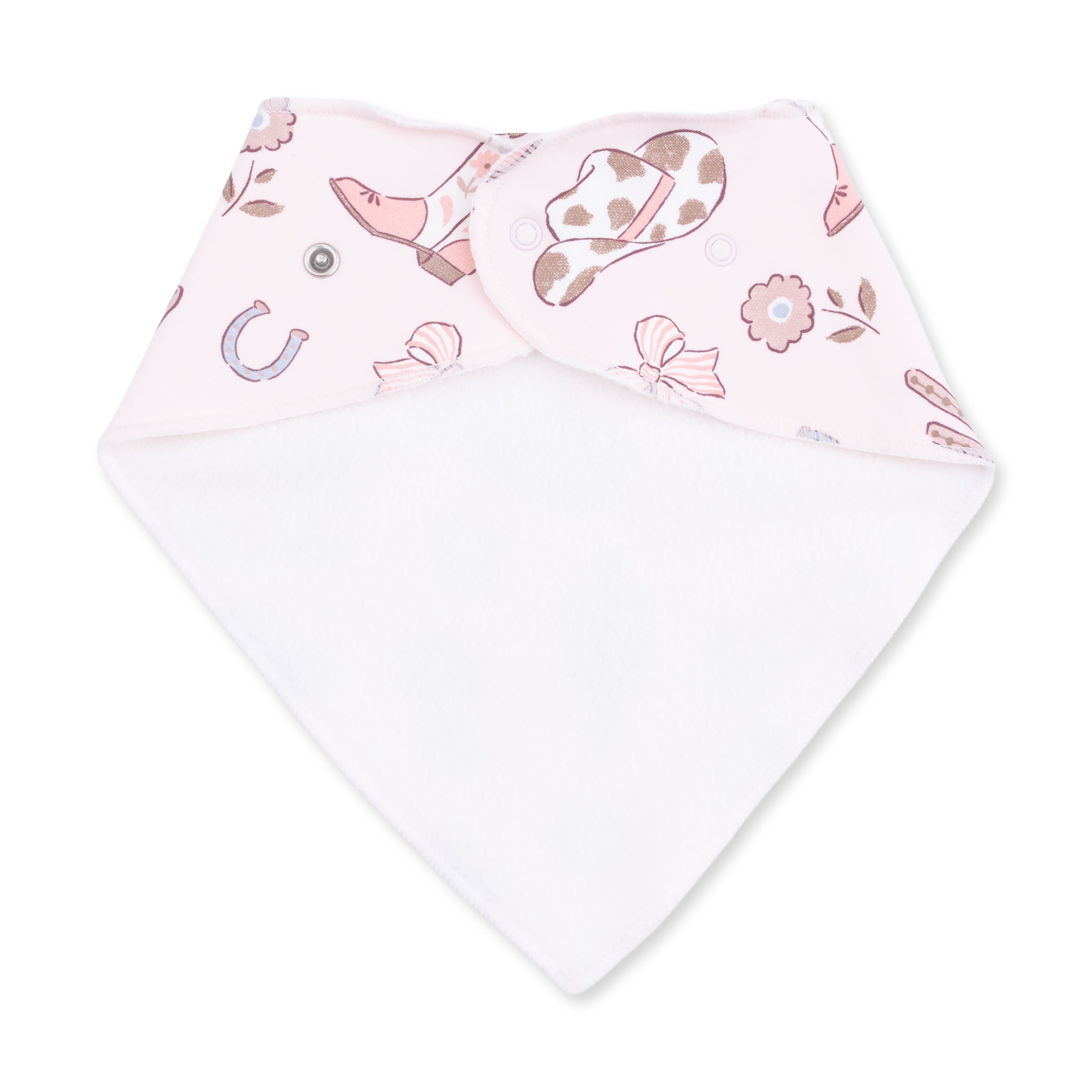 Cowgirl Boots And Bows - Bandana Bib
