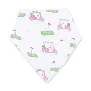 Golf Carts Pink - Bandana Bib