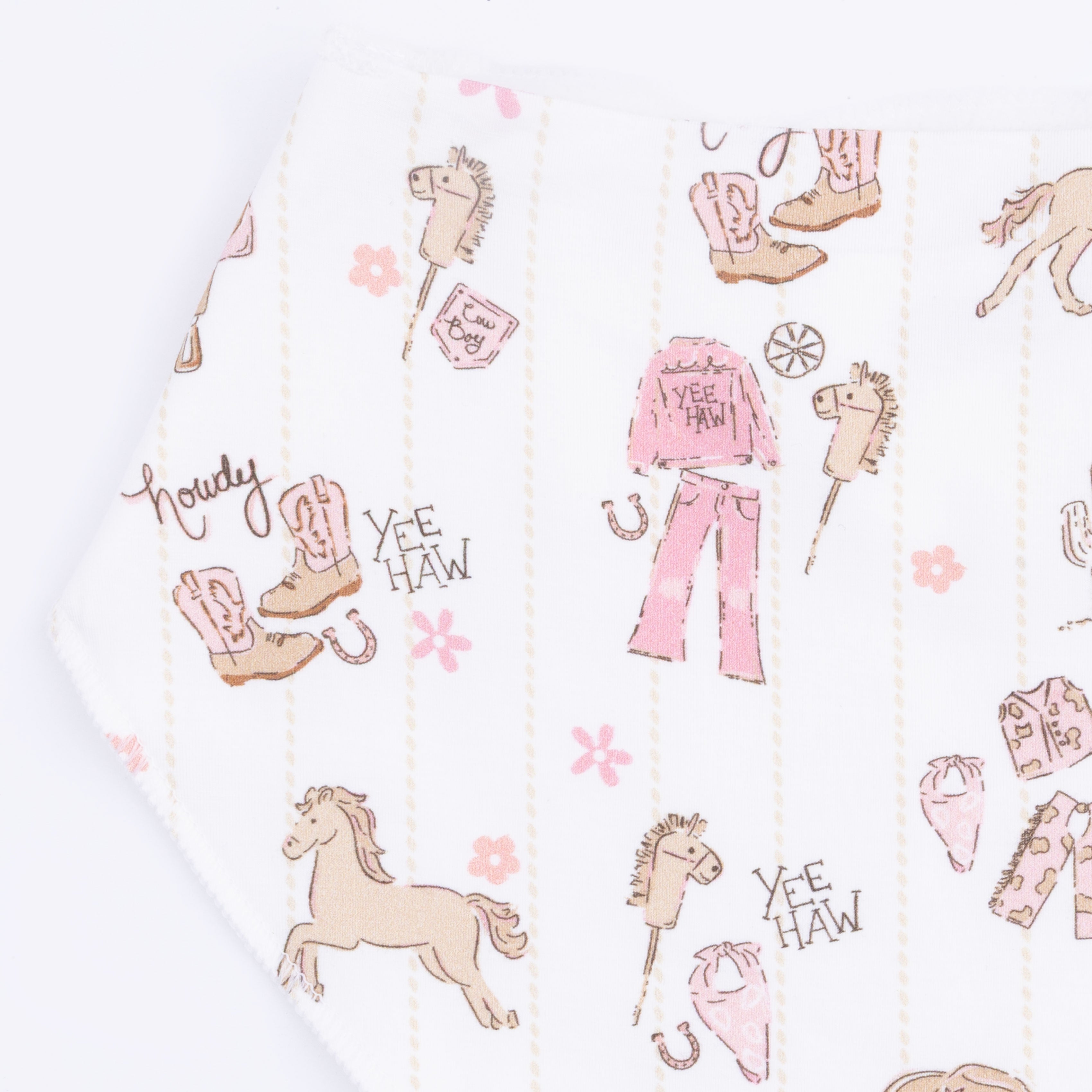 Cowgirl Nursery - Bandana Bib
