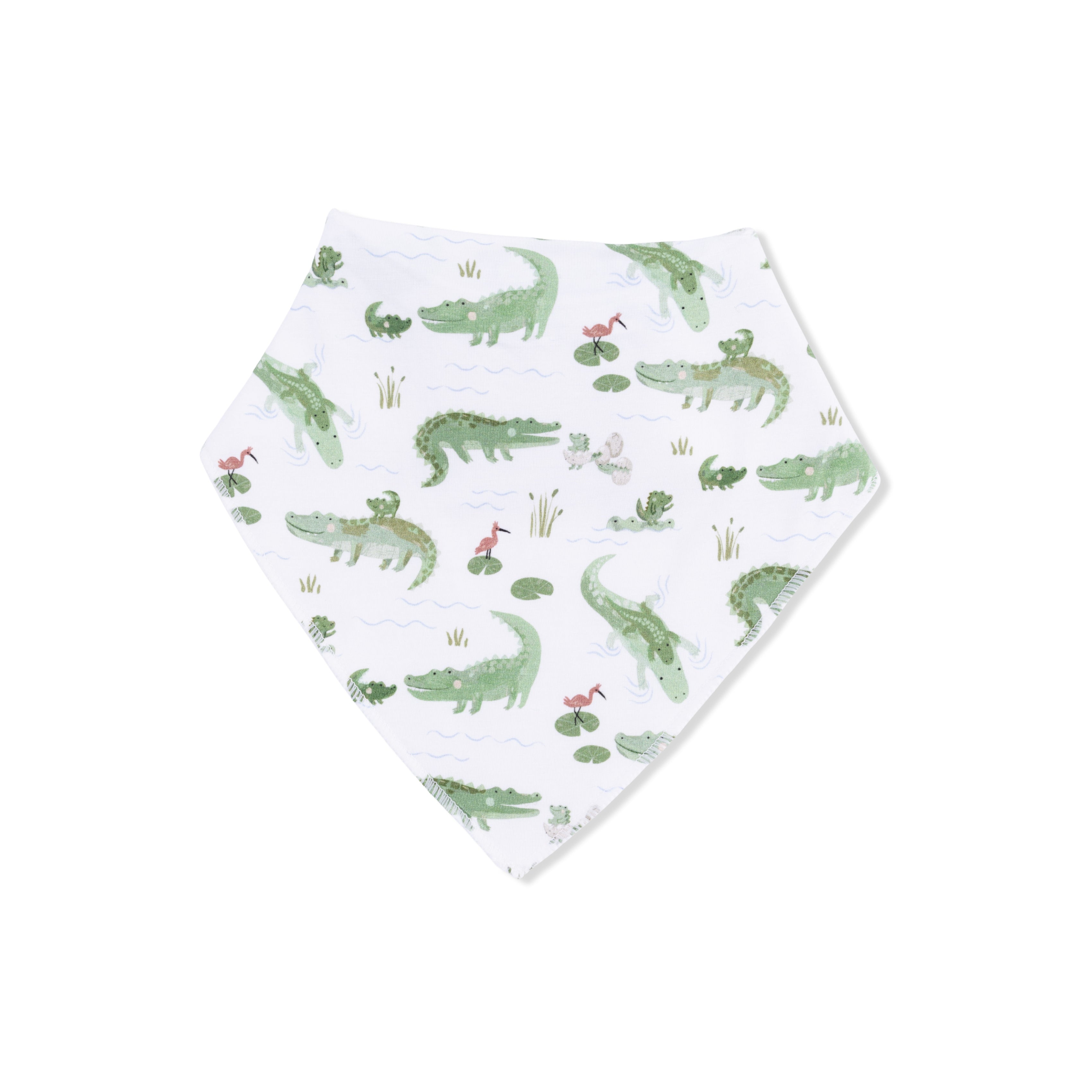 Crayon Alligators - Bandana Bib