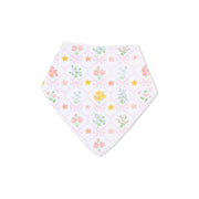 Spring Blooms Bow Trellis - Bandana Bib