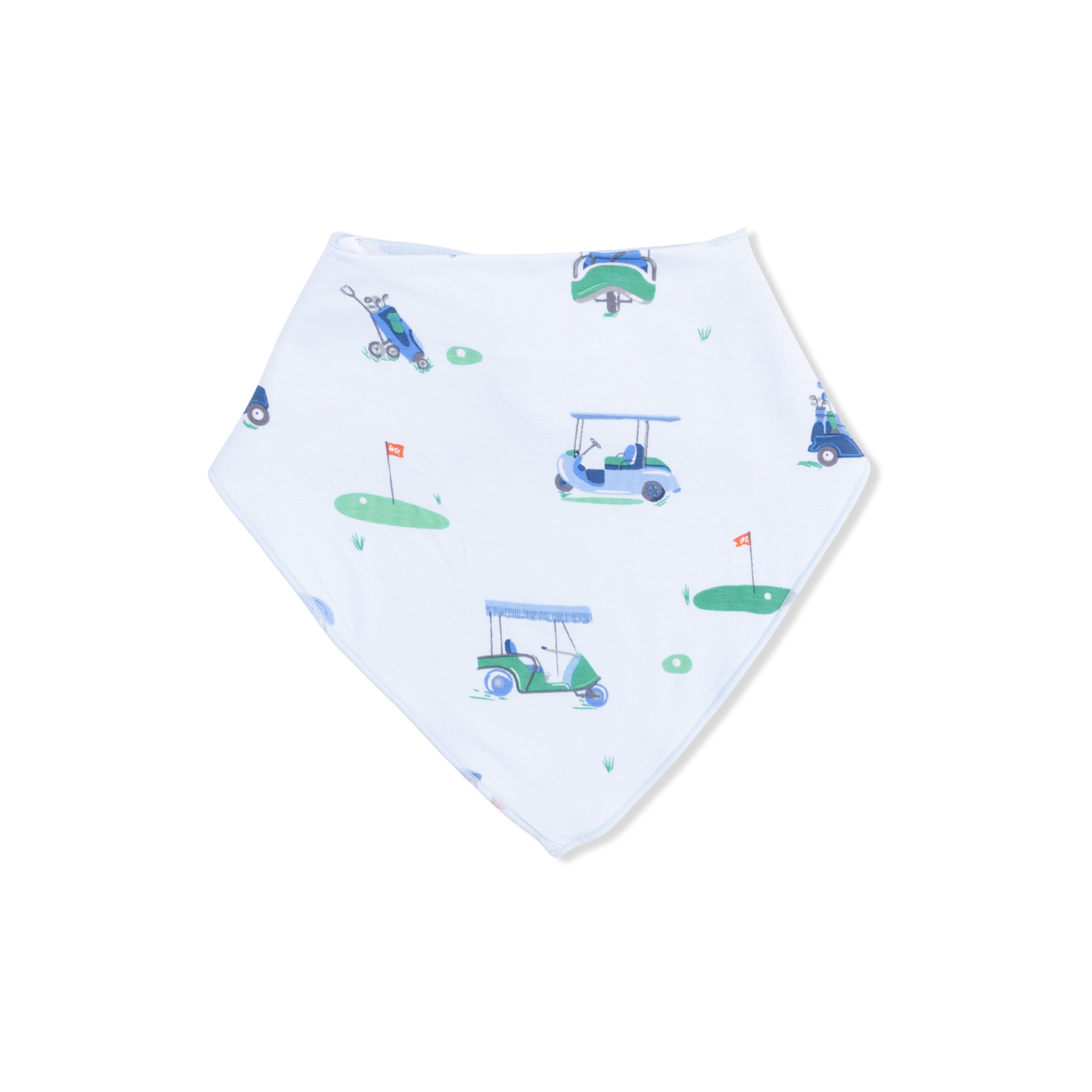 Vintage Golf Carts Blue - Bandana Bib