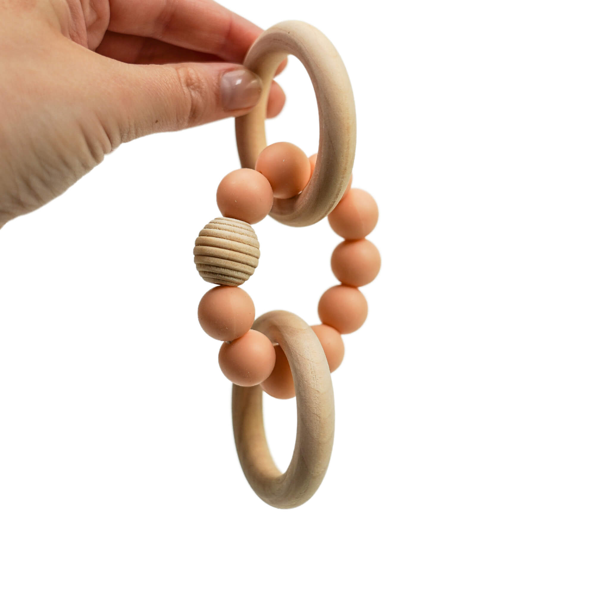 Silicone Beaded Teether Bangles