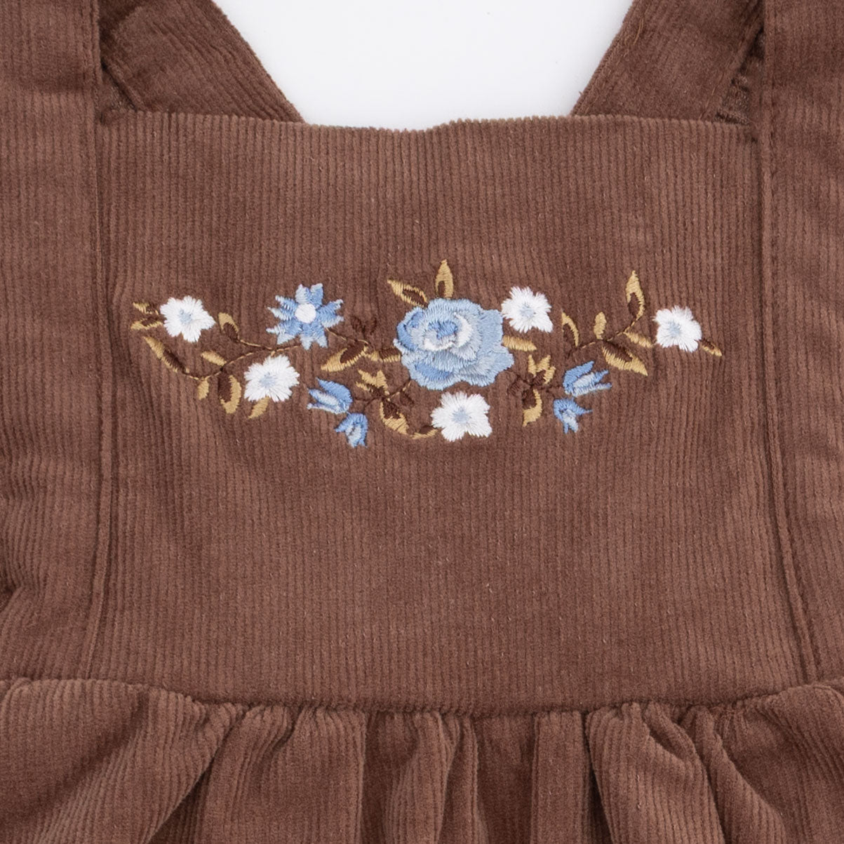 Hazel Floral - Pinafore Dress And Long Sleeve Bodysuit Set