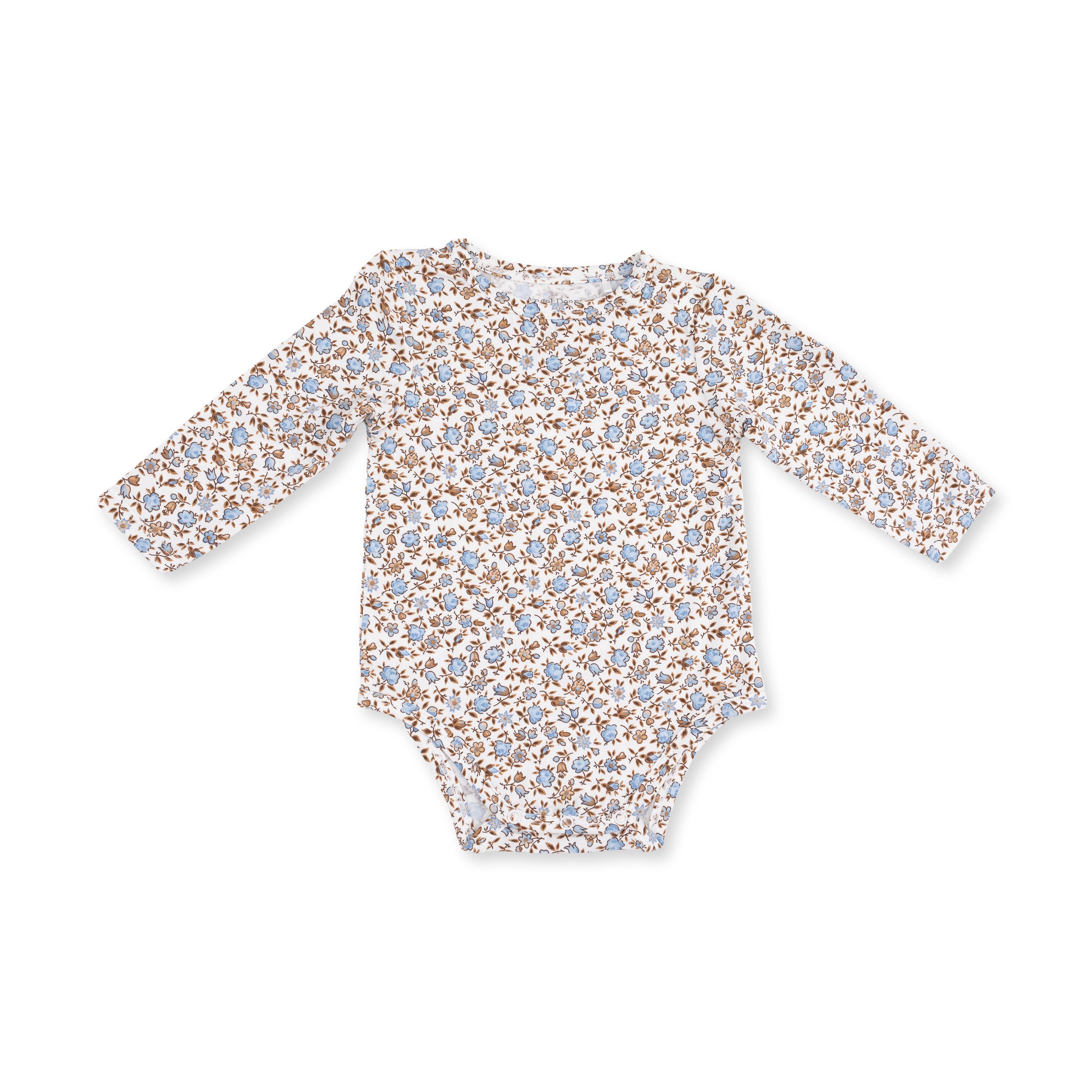 Hazel Floral - Pinafore Dress And Long Sleeve Bodysuit Set