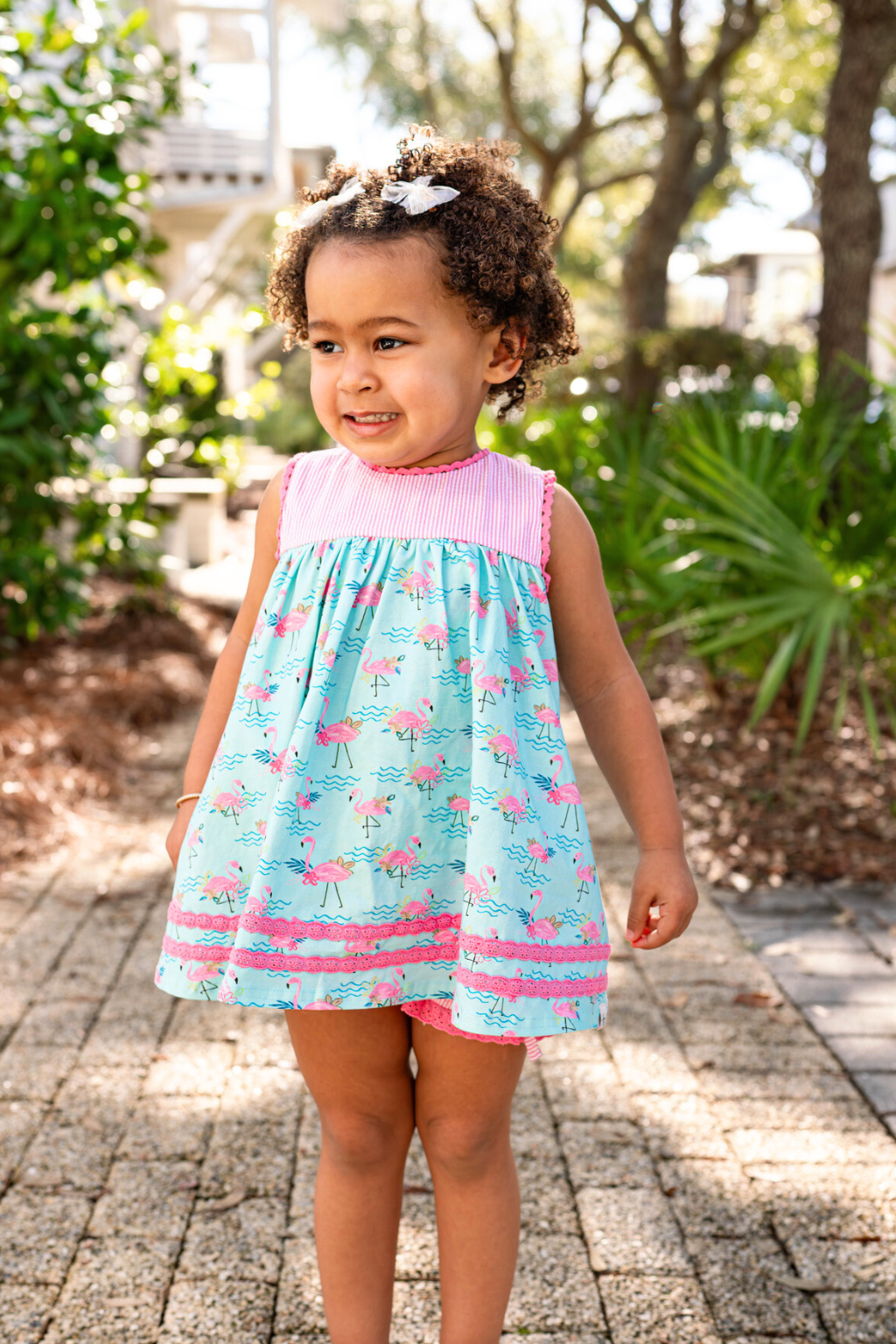 Elle Tunic Set ~ Pink Paradise