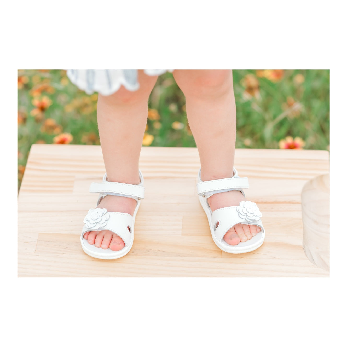 Mila Flower Cutout Sandal (baby)