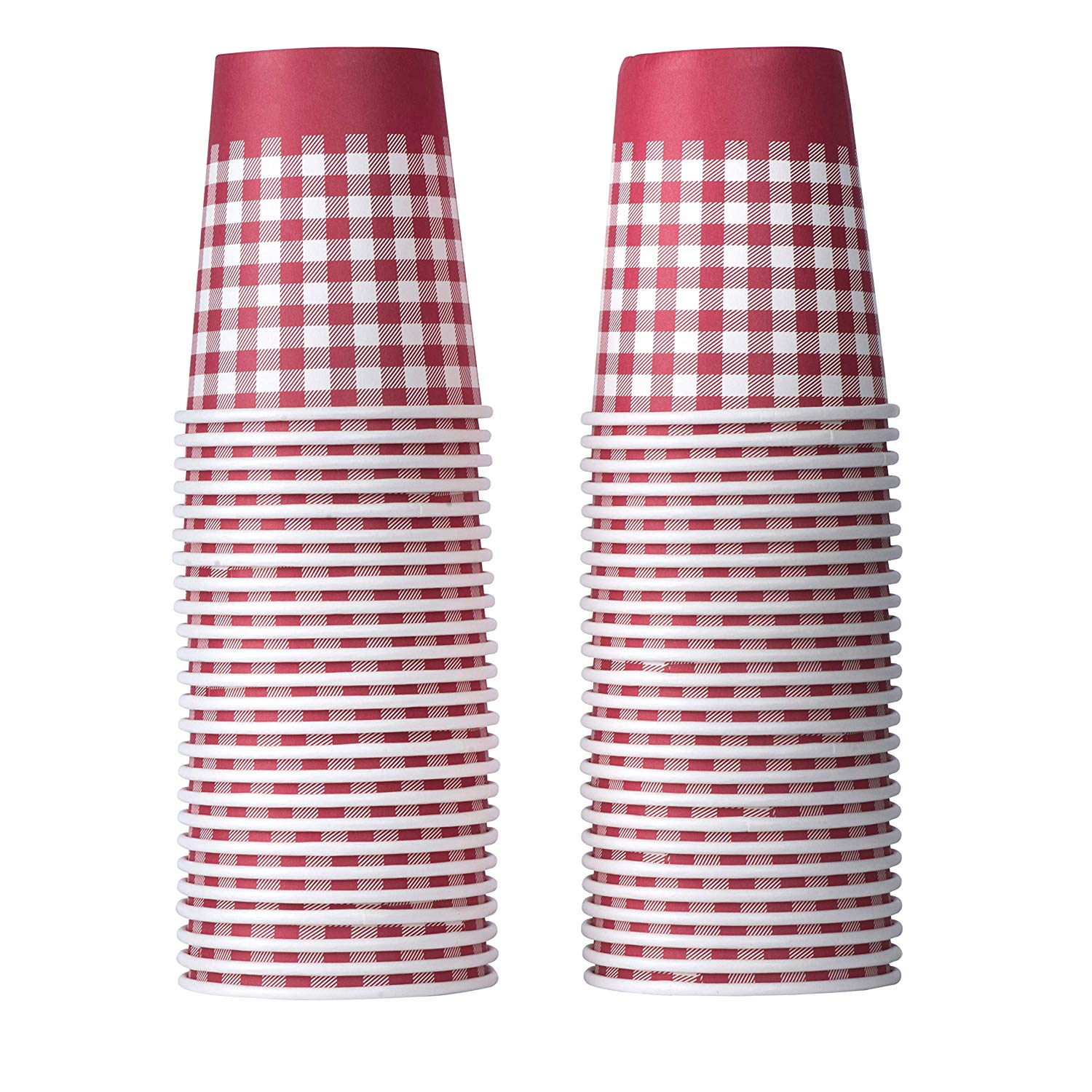 Picnic Themed 9 Oz Disposable Paper Cups 100 Pack