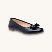 Camille Flats Ptn Black