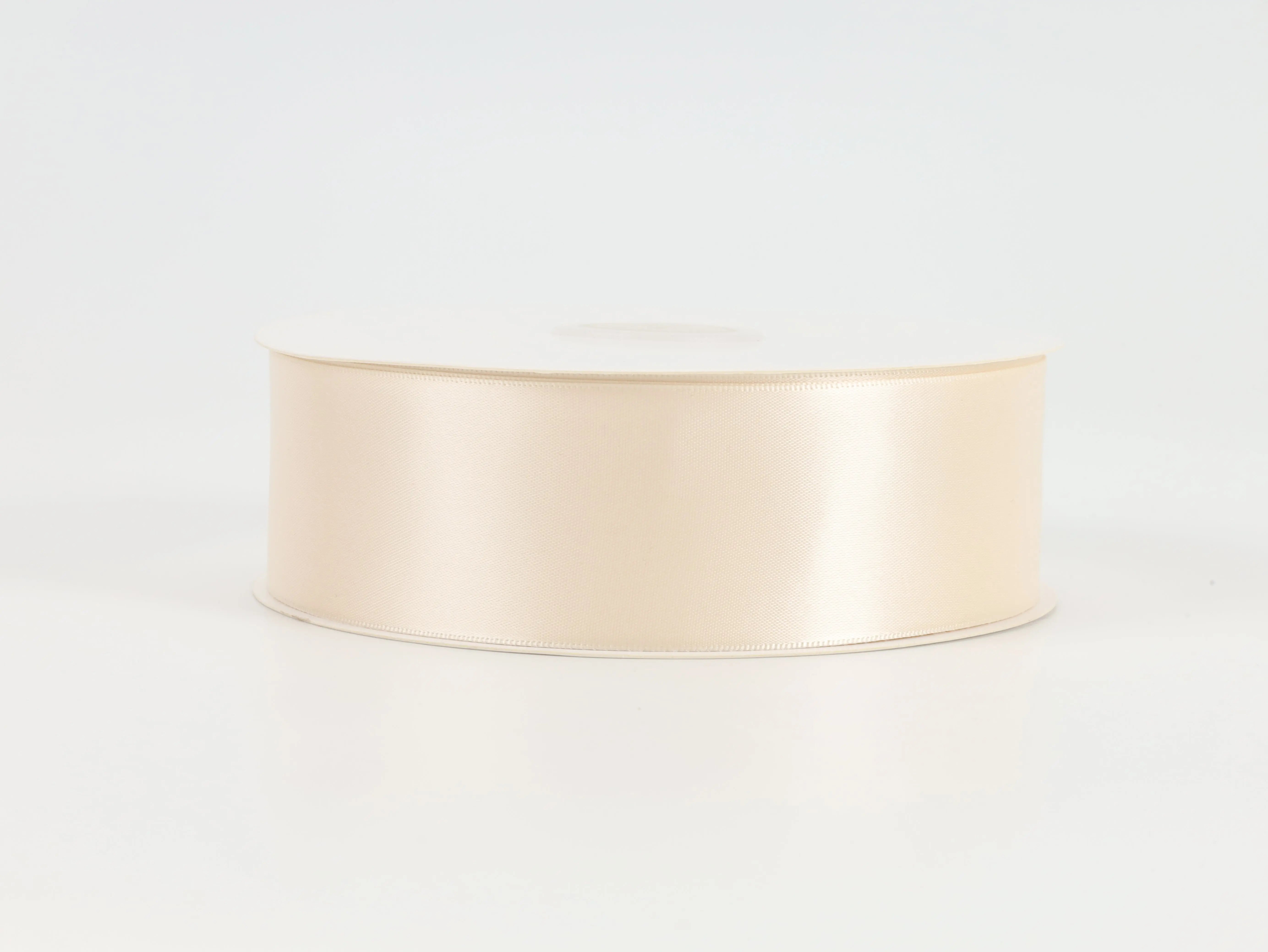 1 1/2" Double Face Satin Ribbon | Ivory (810) | 50 Yard Roll