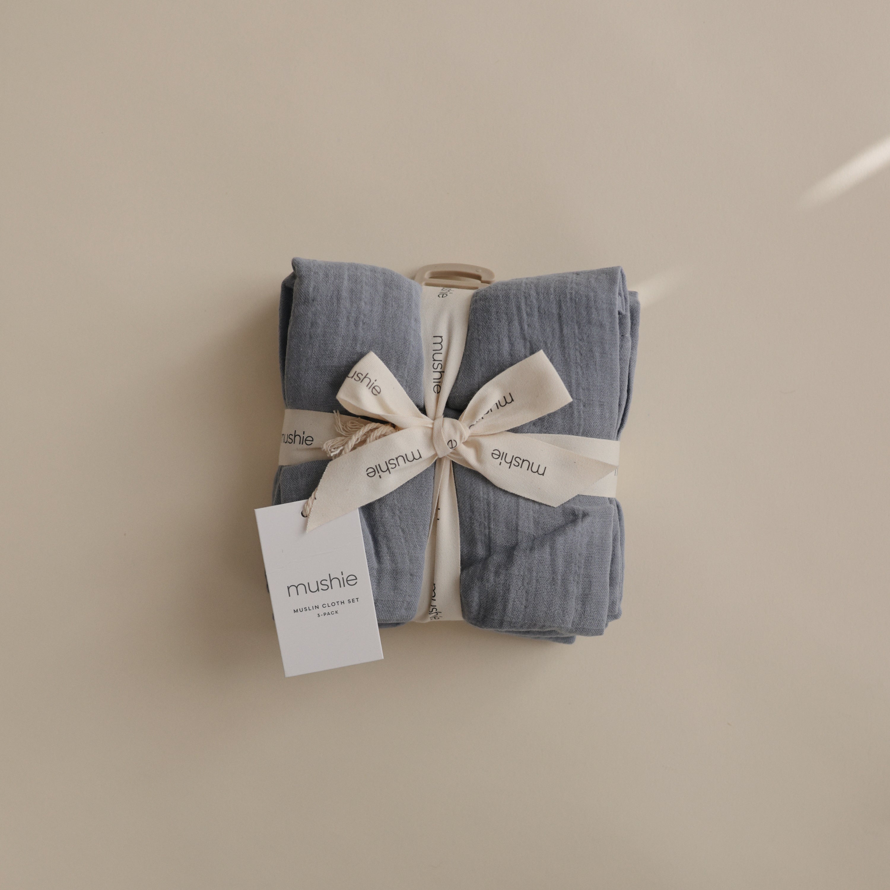 Organic Cotton Muslin Cloths 3-pack