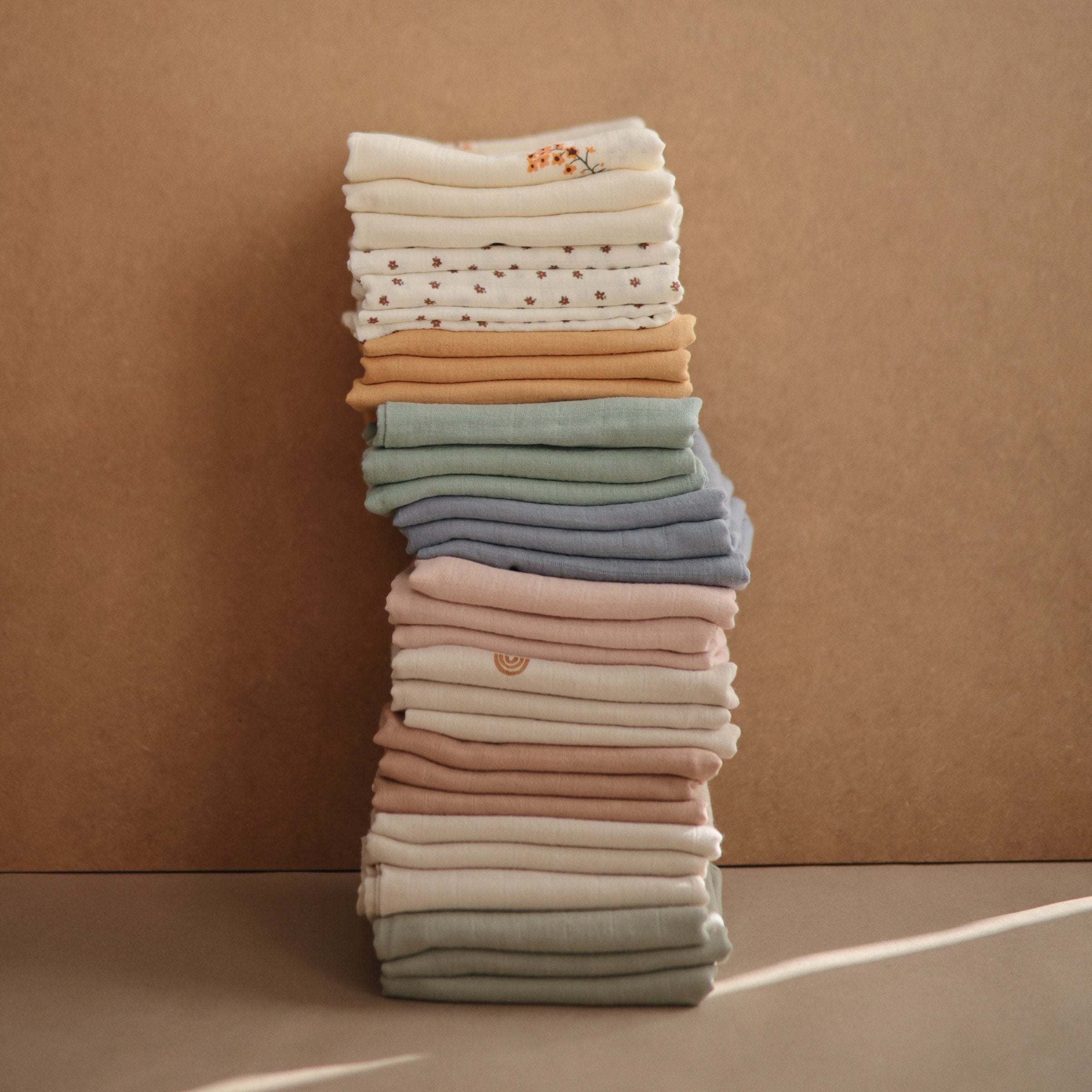 Organic Cotton Muslin Cloths 3-pack