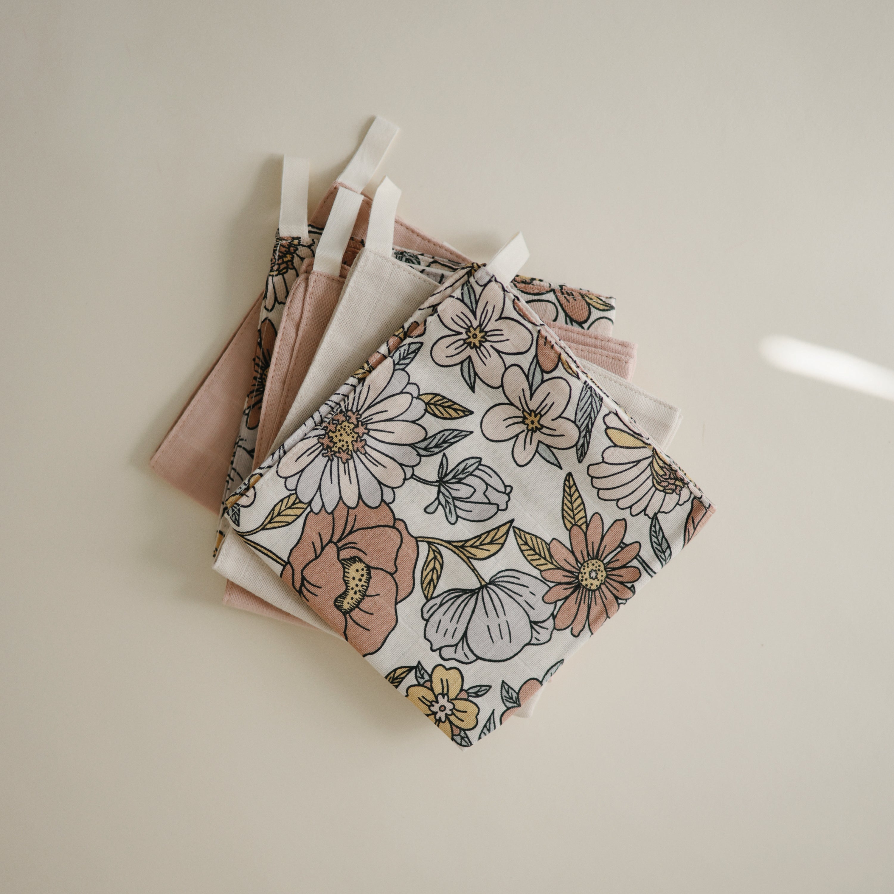 Muslin Cotton Washcloth 5-pack