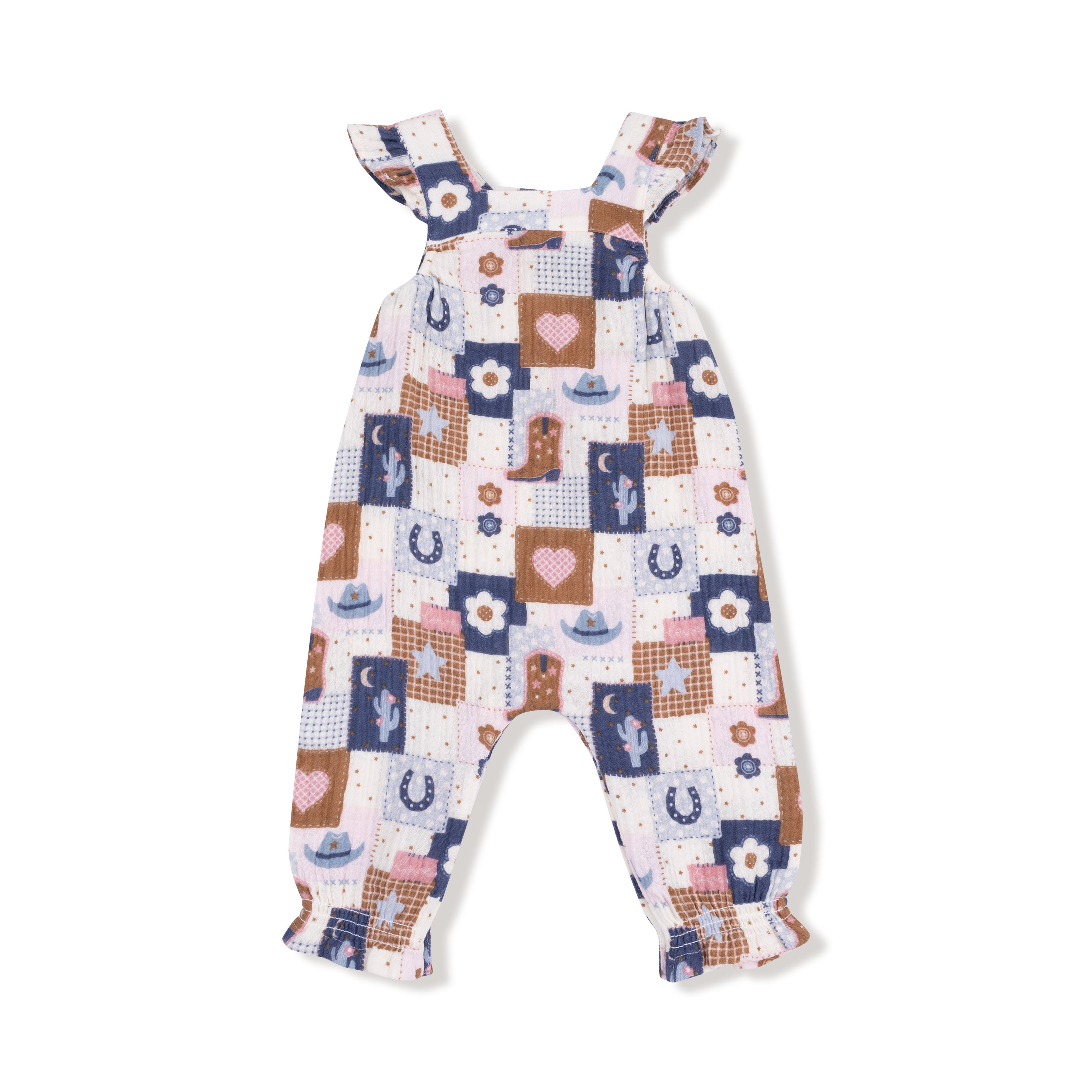 Smocked Overall Set