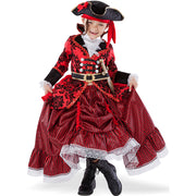 Red Pirate Princess Deluxe Costume