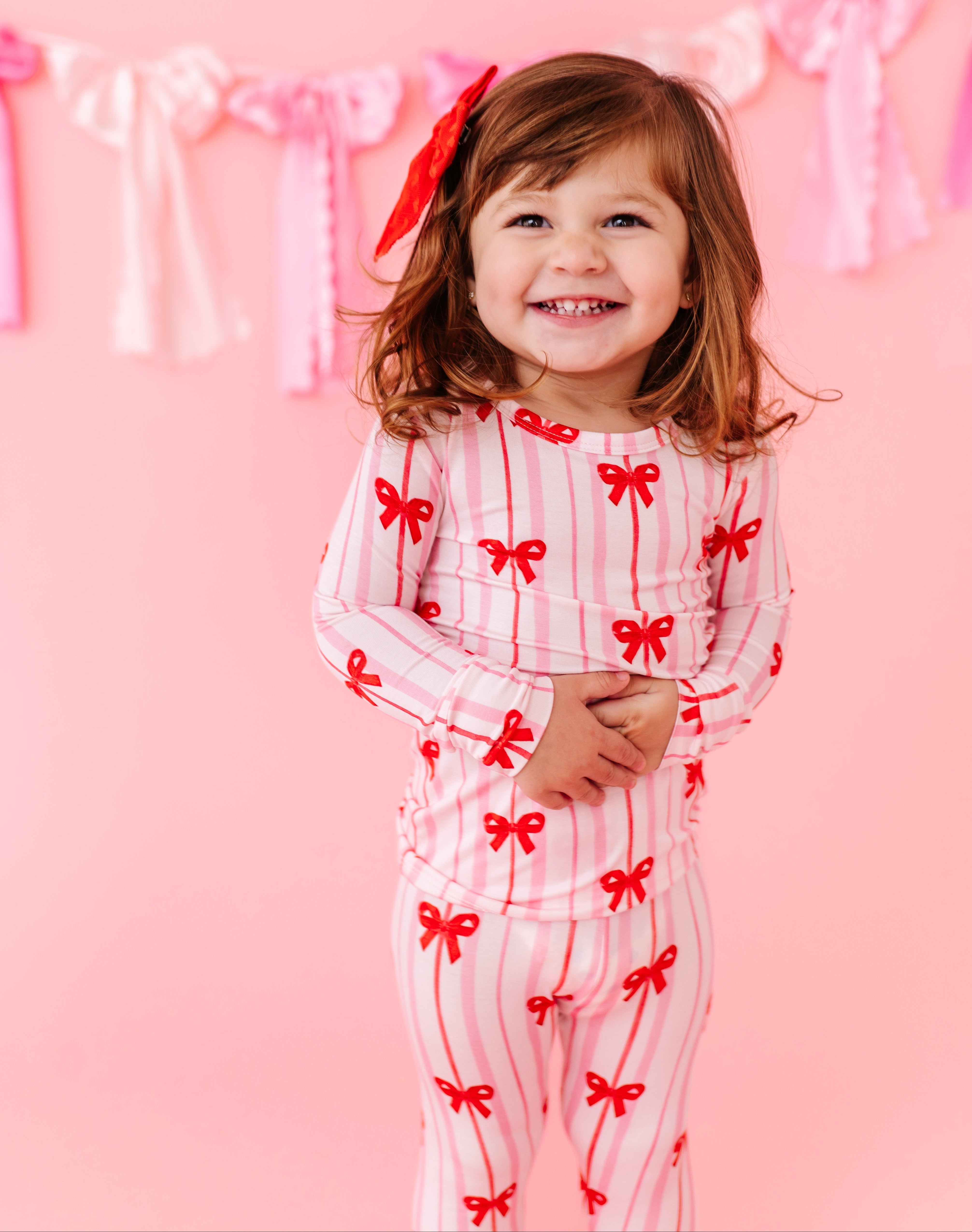 Ruby Ribbons 2-piece Pajamas