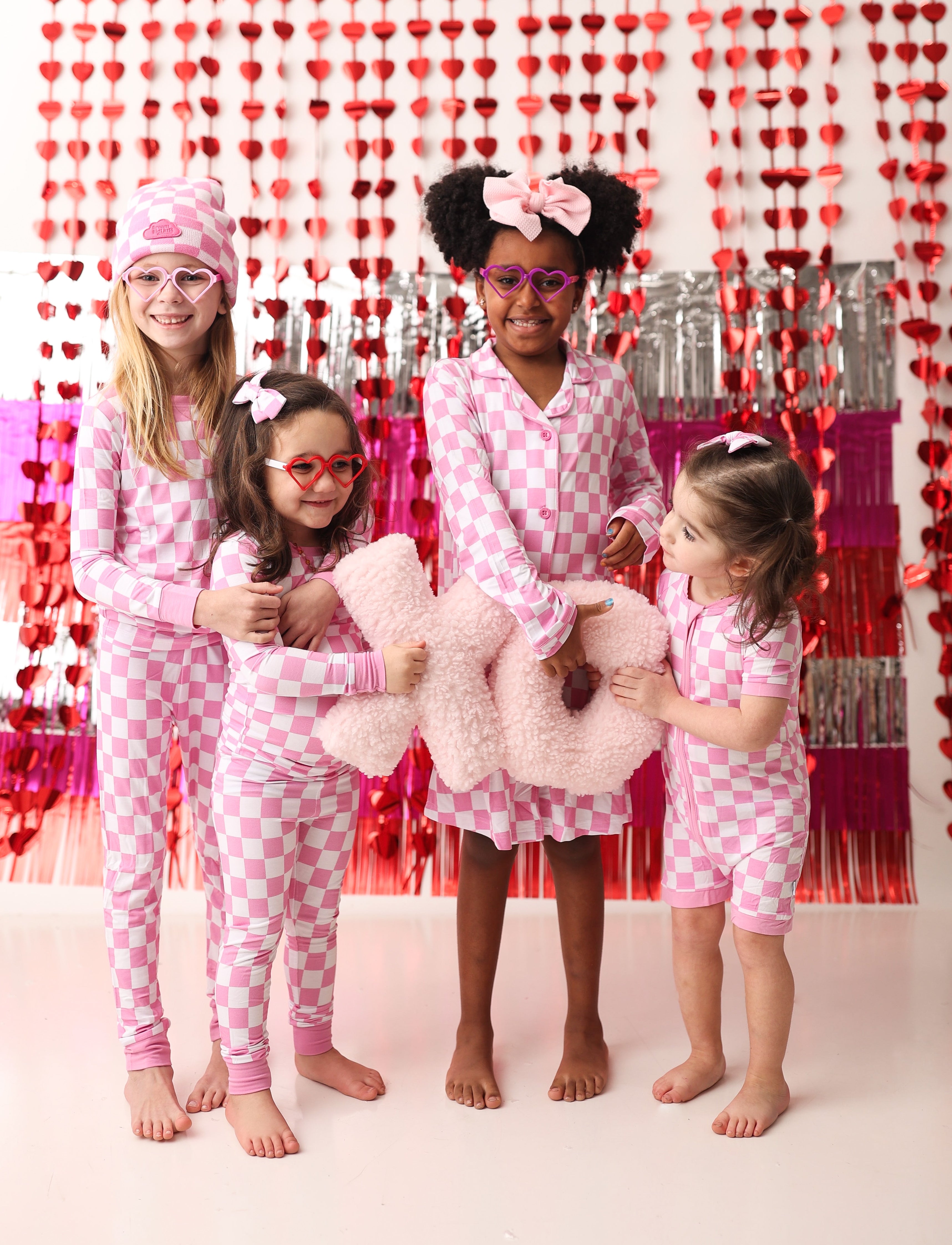 Bubblegum Checkers Girl's Dream Gown