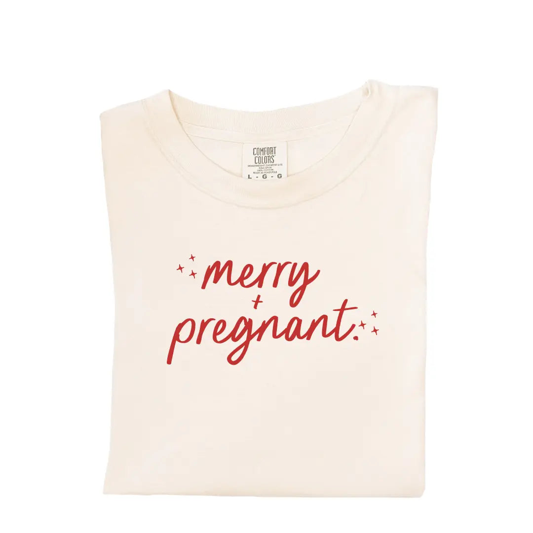 Merry + Pregnant Tee