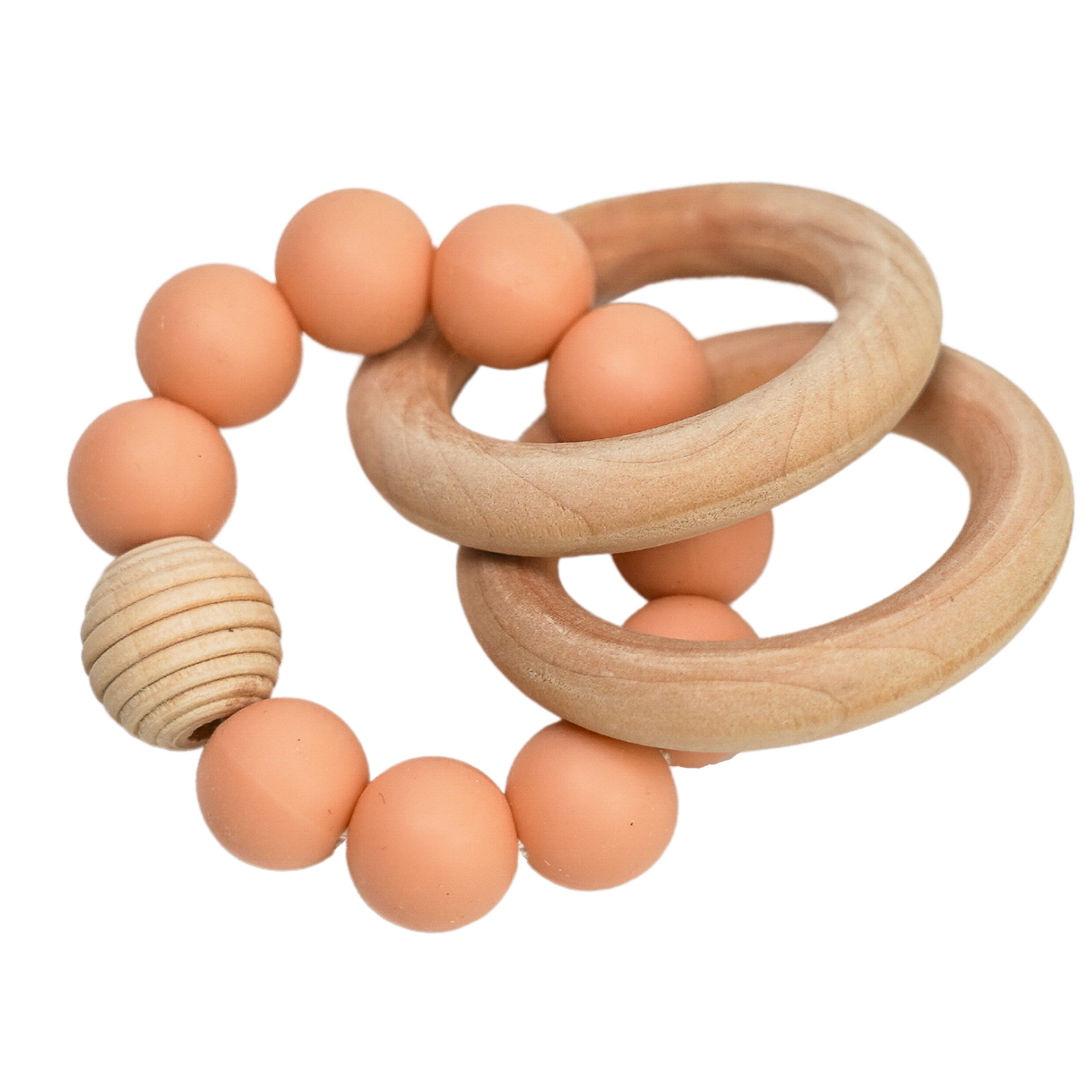 Silicone Beaded Teether Bangles