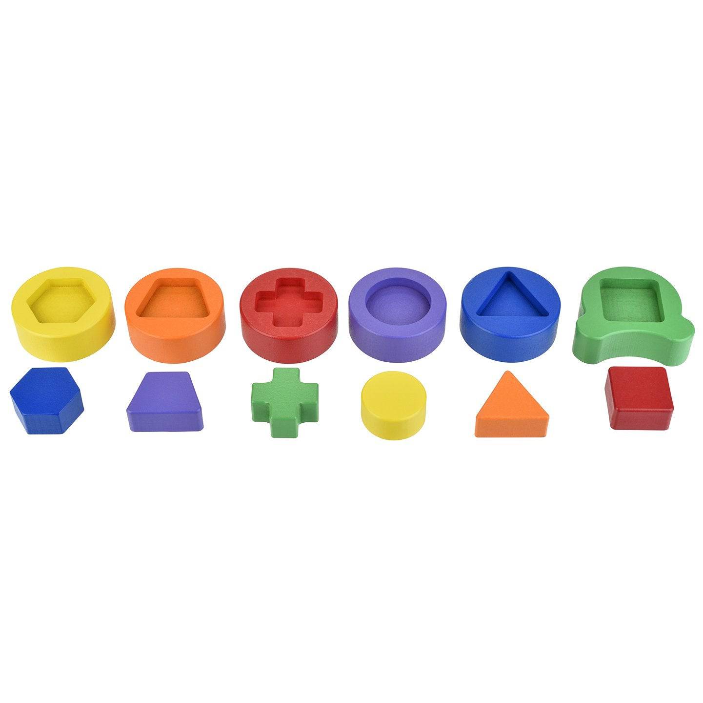 Caterpillar Sort And Stack Montessori Wooden Stacker & Shape Sorter Toy