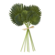 16 Inch Real Touch Fan Palm Leaf Bundle (6 Orstems)