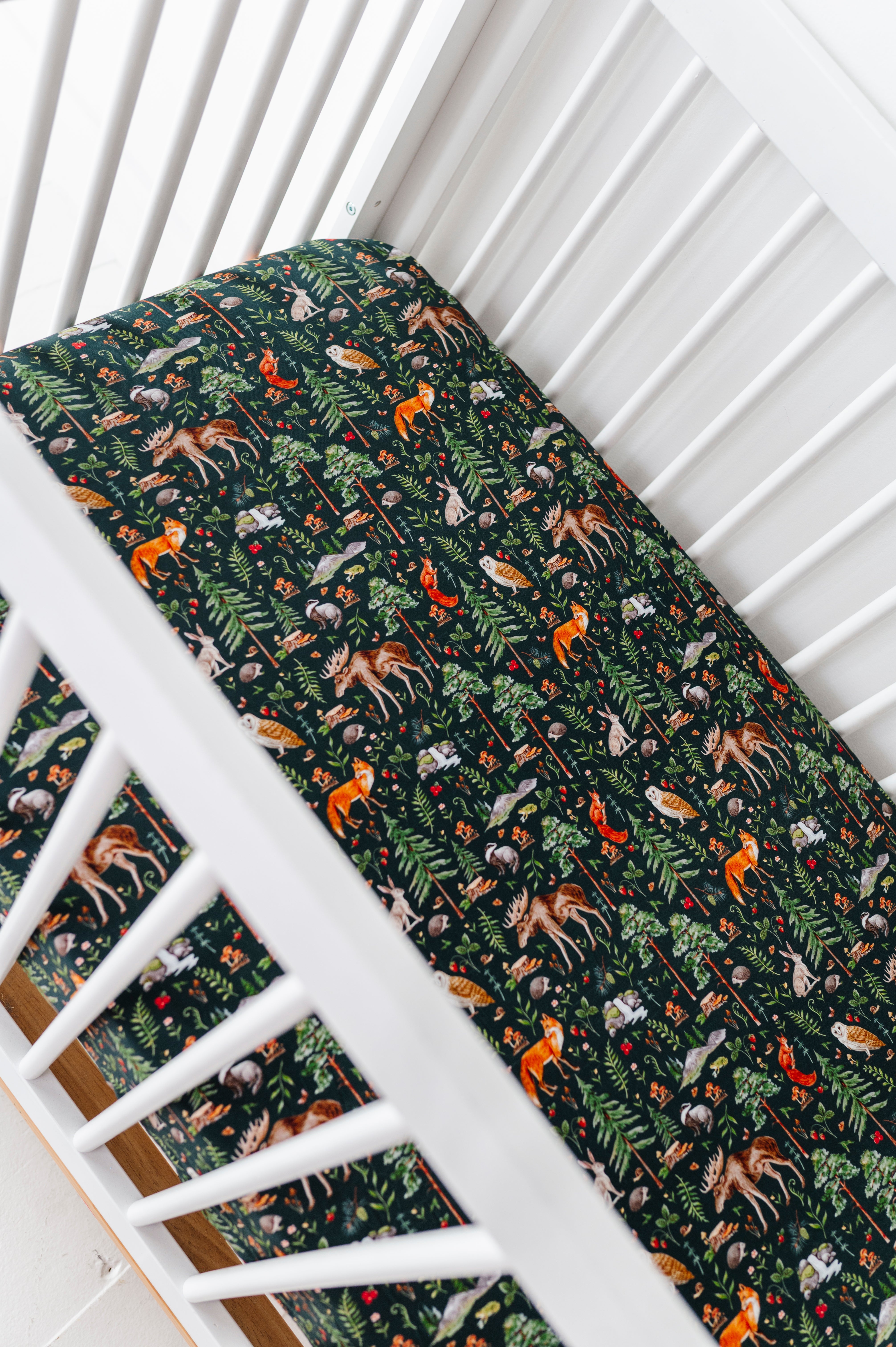 Wood You Be My Friend Crib Sheet