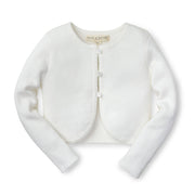 Organic Curved Hem Cardigan