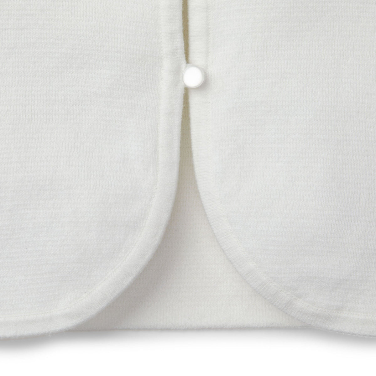 Organic Curved Hem Cardigan