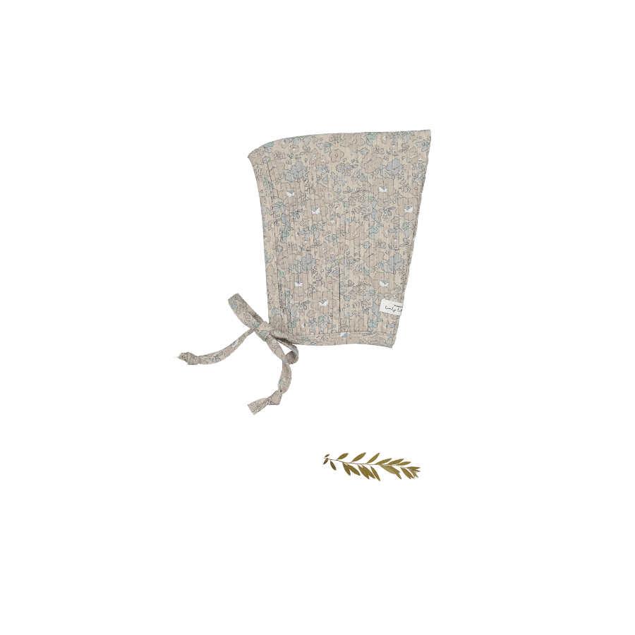 The Printed Pixie Bonnet - Elise Ribbed