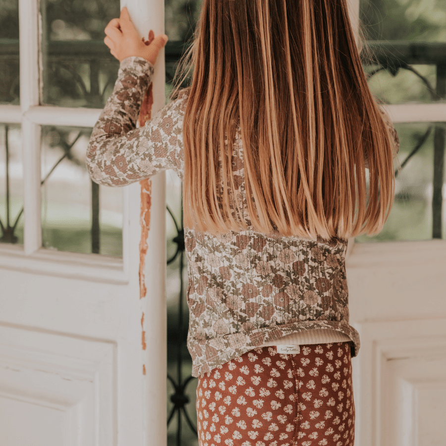 The Printed Legging -  Rustic Floral