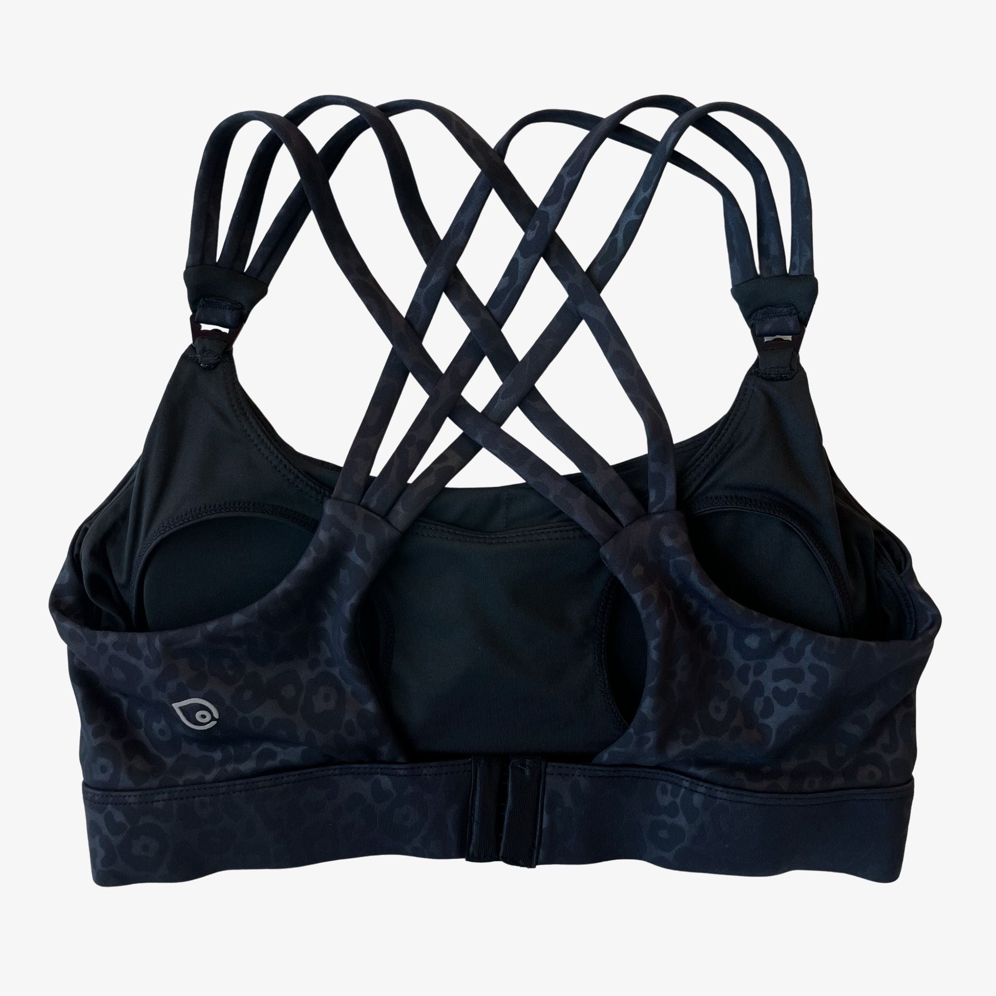 Chloé 3 Running Nursing Sports Bra (black Cheetah)
