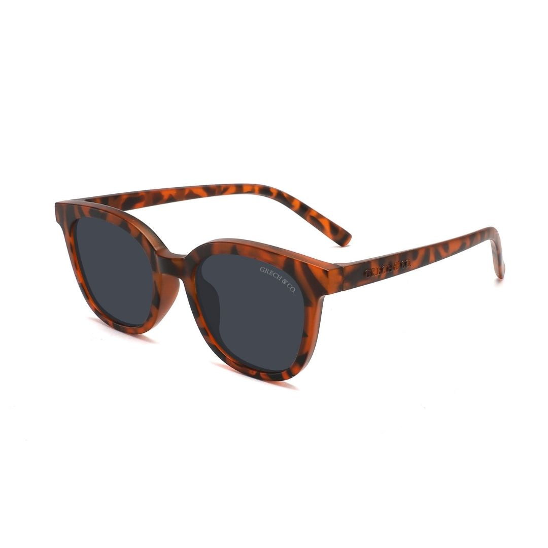 Classic Wayfarer Sustainable Sunglasses | Bio-based · Bendable · Polarized | Tortoise