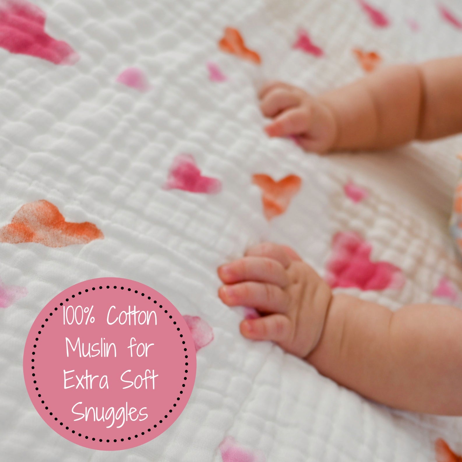 You Stole My Heart Muslin Quilt