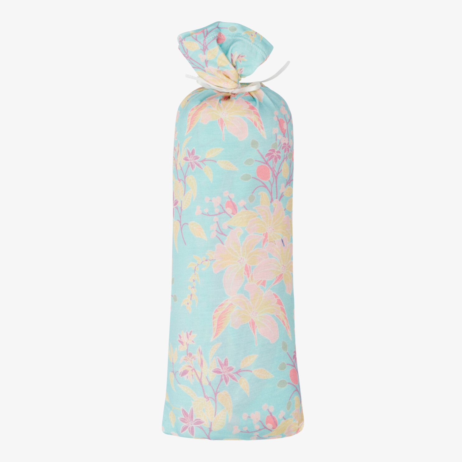 Summer Florals Aqua Swaddle