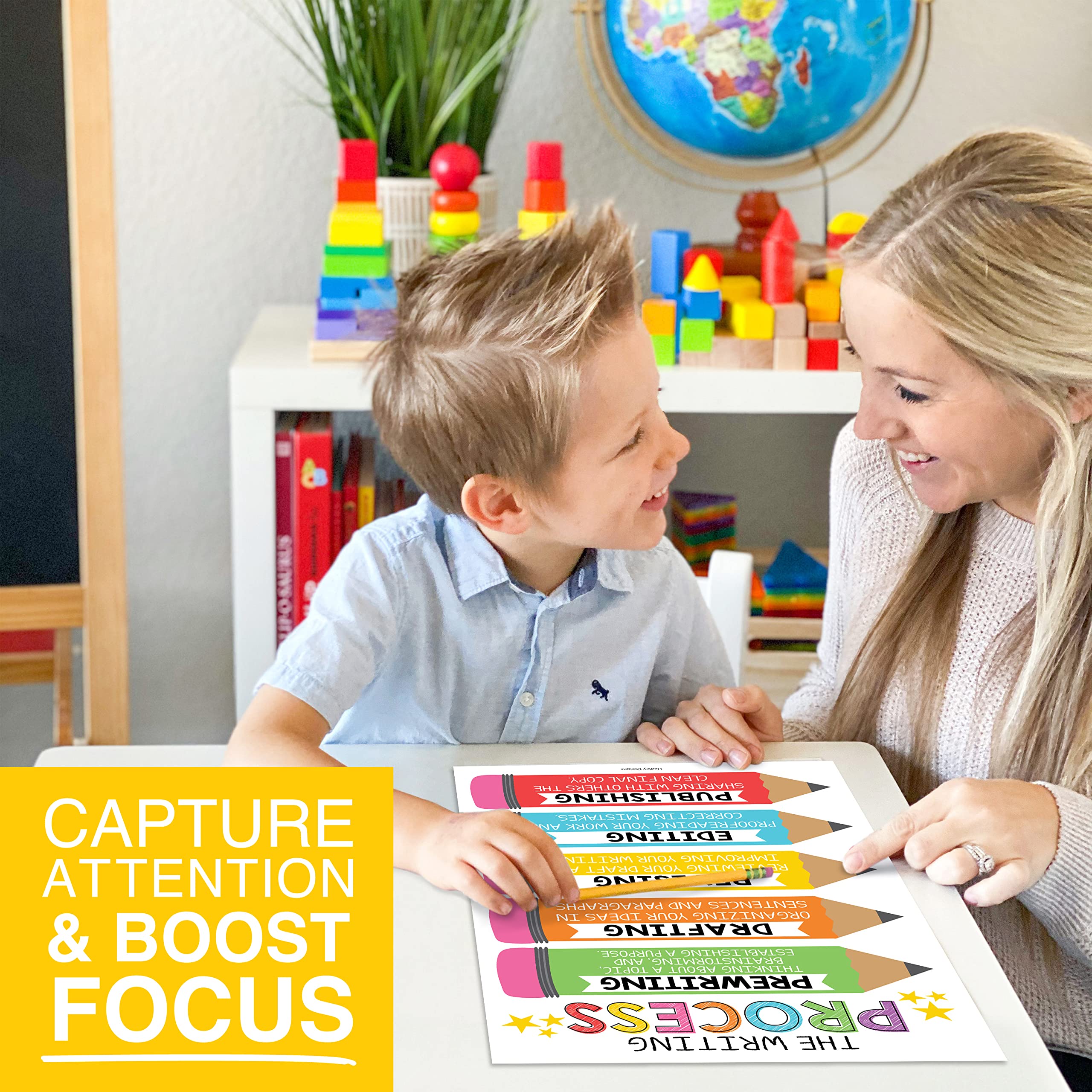 Parts Of Speech Kit: Colorful 12 Poster Pack