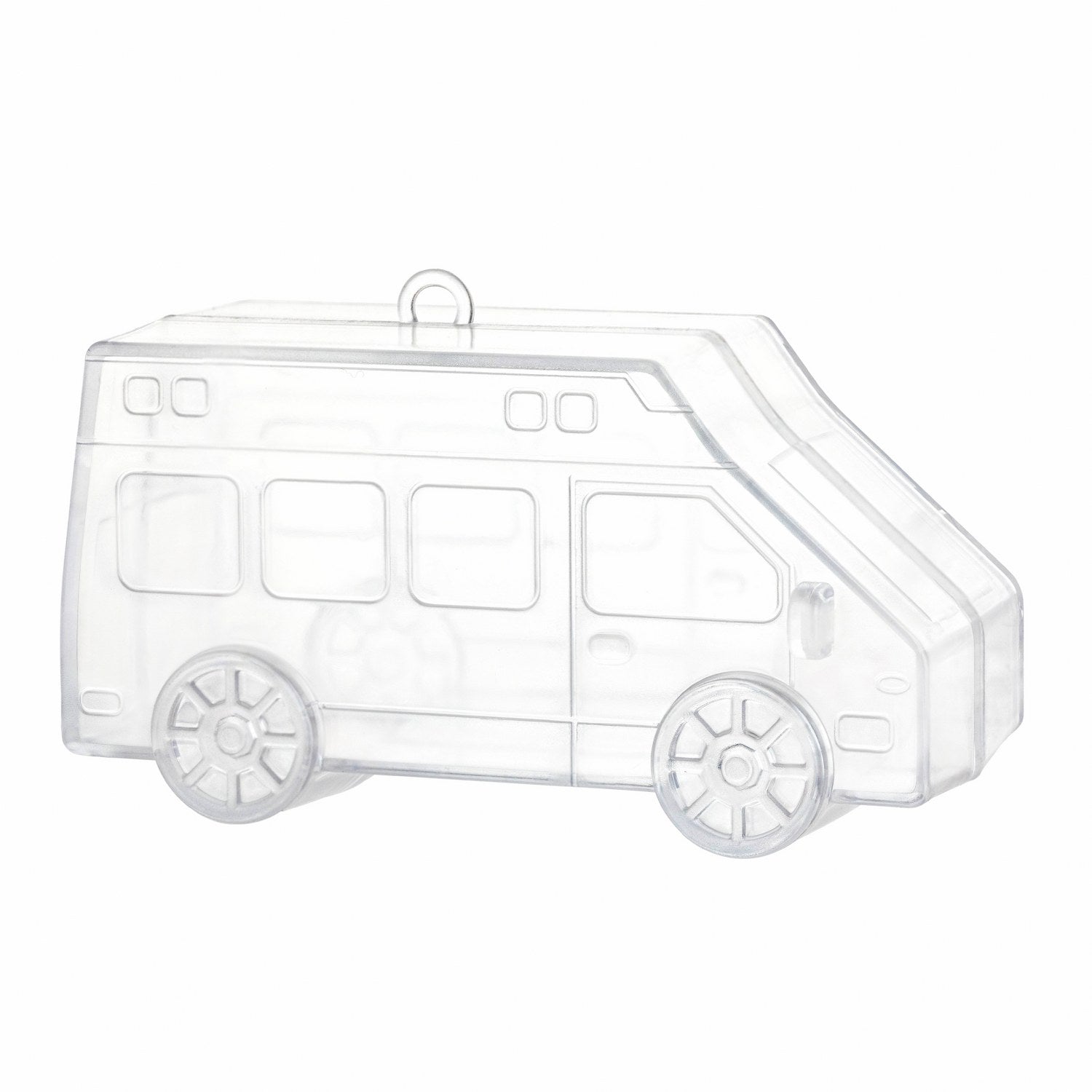 Bus Shaped Acrylic Candy Boxes 16 Pack 2.04"x4.13"x1.65" P