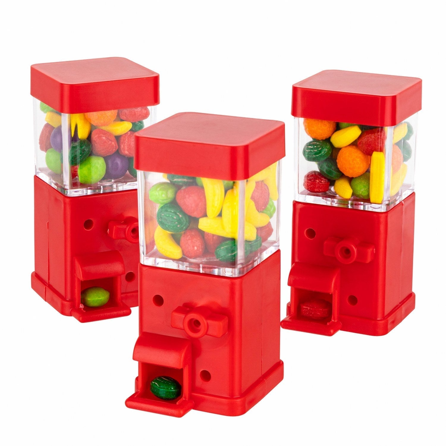 Vending Machine Shaped Acrylic Candy Boxes 24 Pack 3.46"x1.53"x1.53"