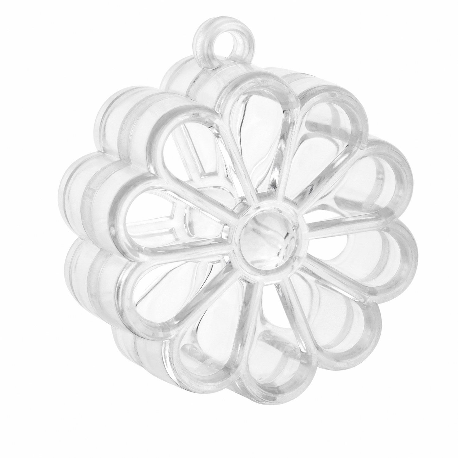 Flower Shaped Acrylic Candy Boxes 24 Pack 2.16"x2.16"x1.18"