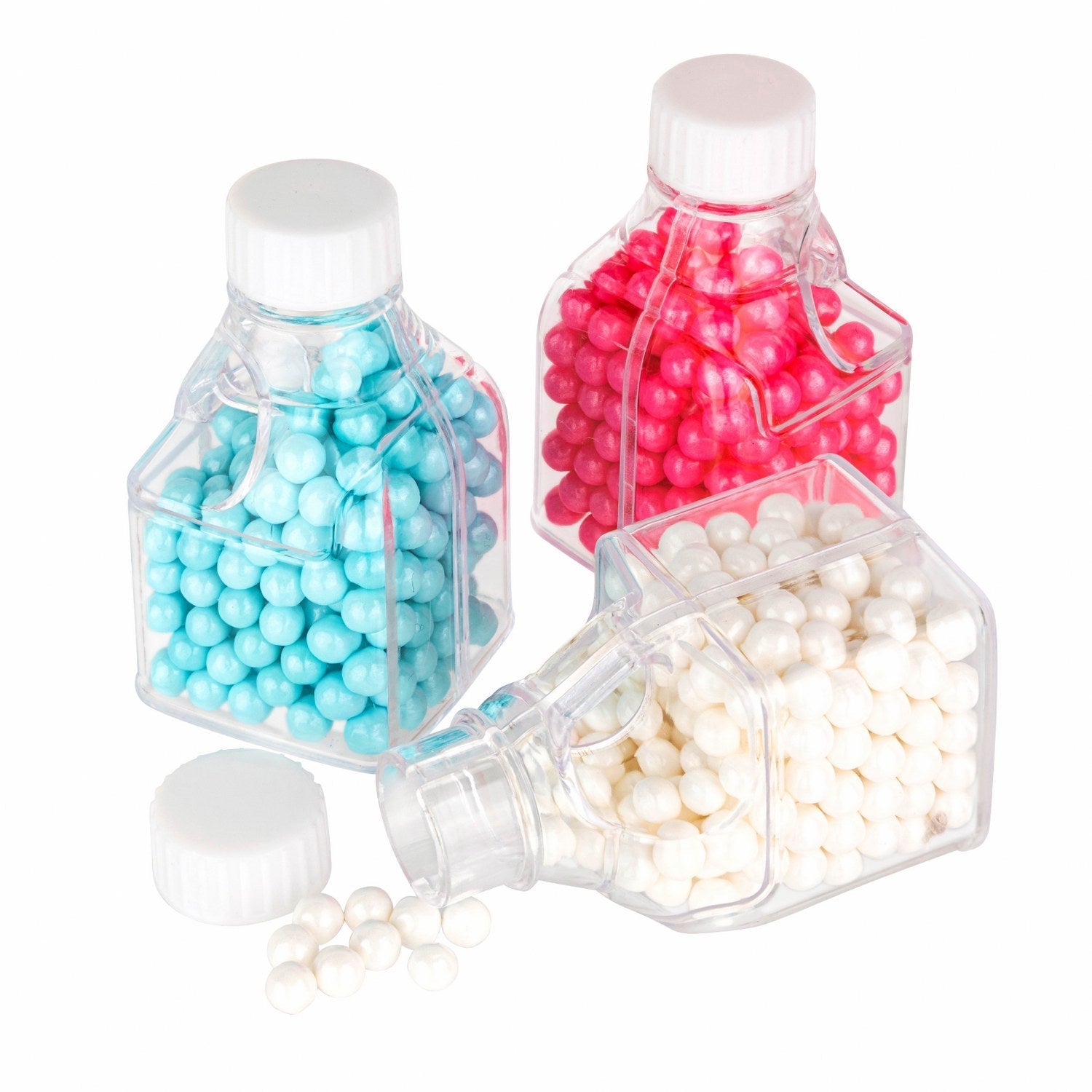 Jug Shaped Acrylic Candy Boxes 24 Pack 3.14"x1.77"x1.77"