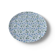 Set Of Periwinkle Genevieve China Plates (set Of 2, 4 Or 8)