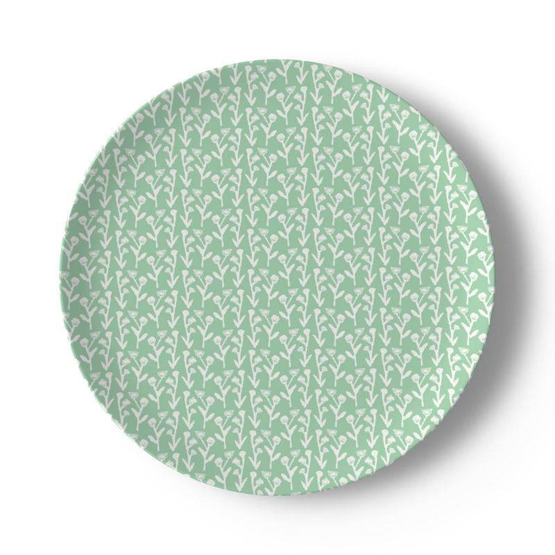 Set Of Mint Green Ivy Manor China Plate (set Of 2, 4 Or 8)