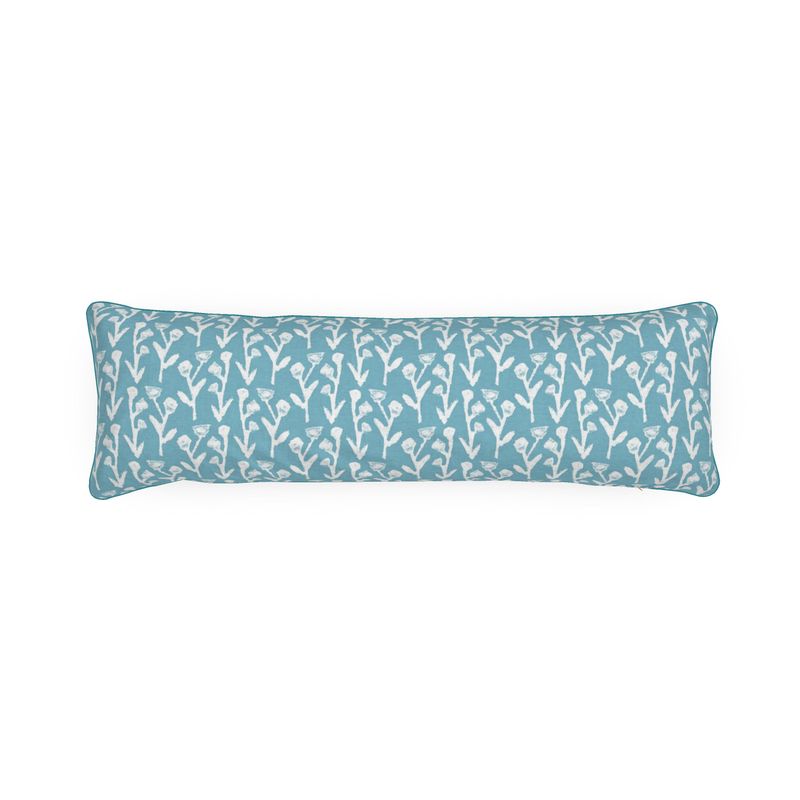 Ivy Manor Bolster Pillow (slate)