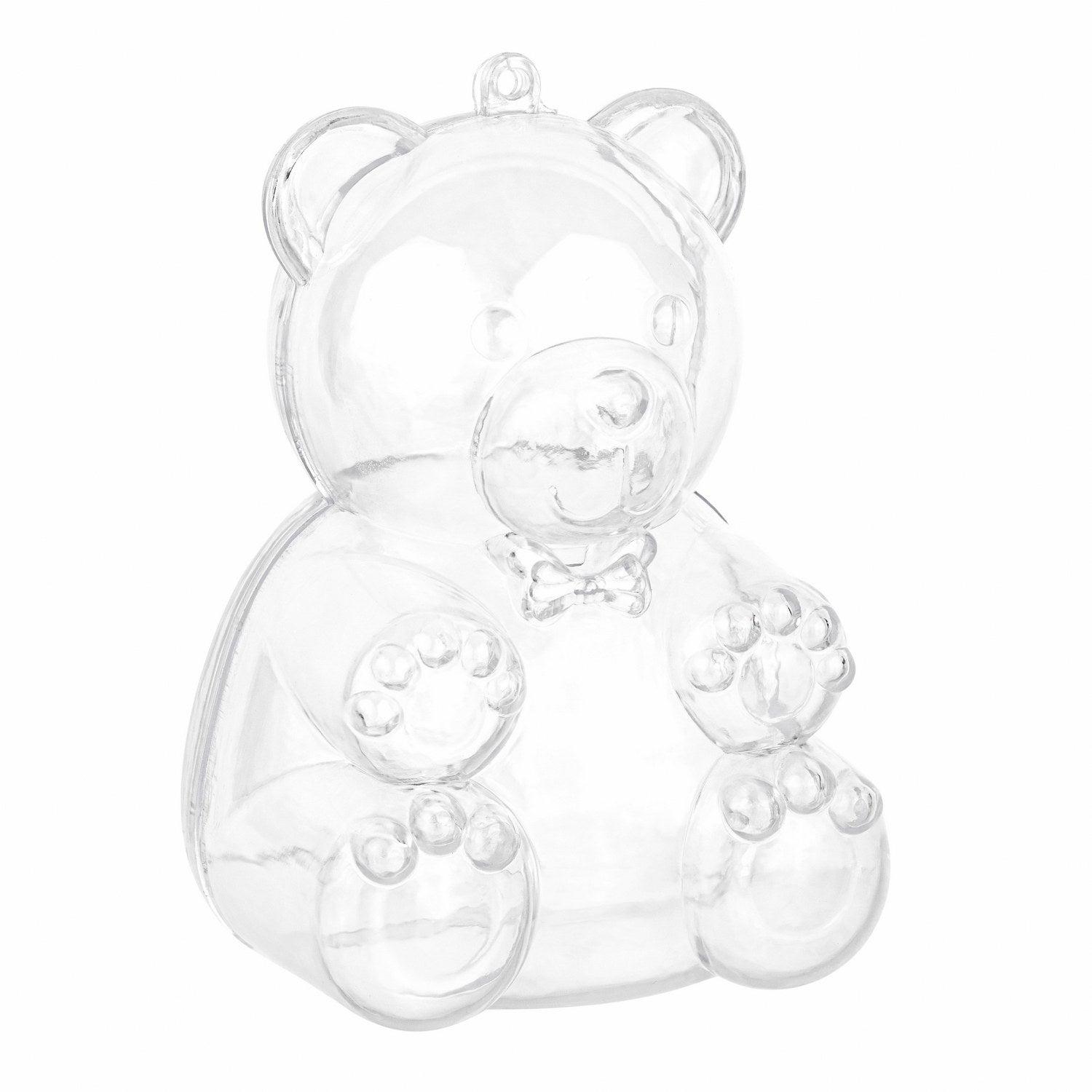 Large Bear Shaped Acrylic Candy Boxes 18 Pack 3"x3"x4.25"