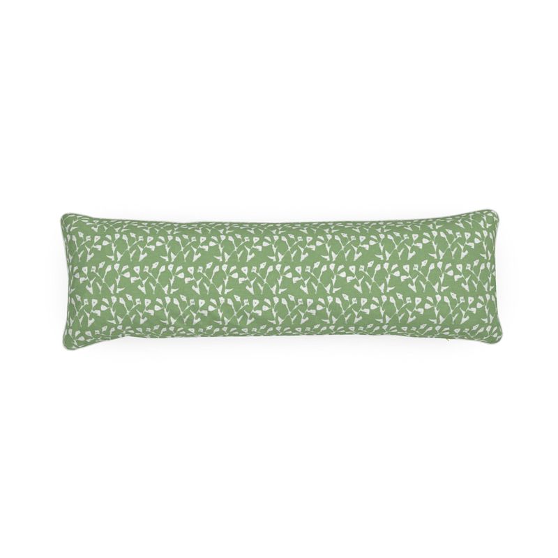 Genevieve Bolster Pillow (green)