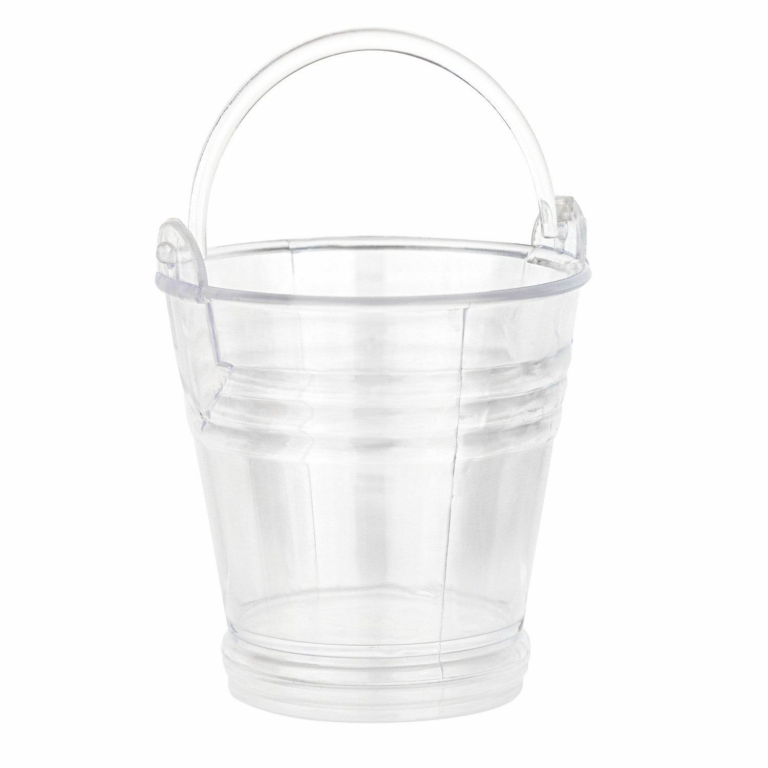 Pail Shaped Acrylic Candy Boxes 24 Pack 2.16"x2.5"